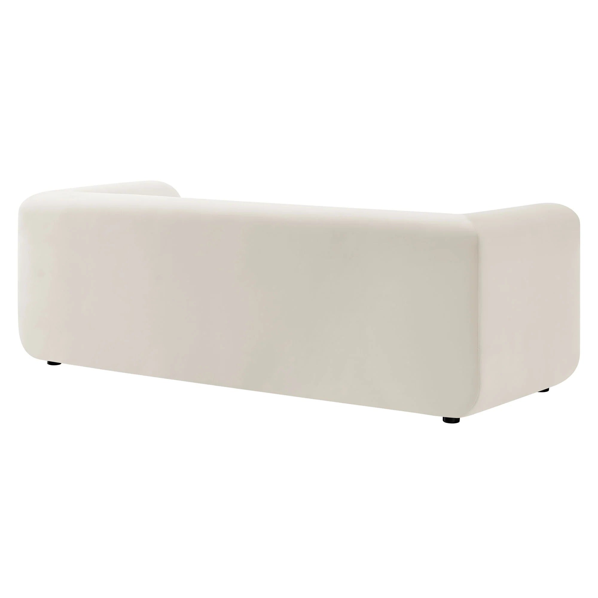 Leif 89" Performance Velvet Upholstered Sofa