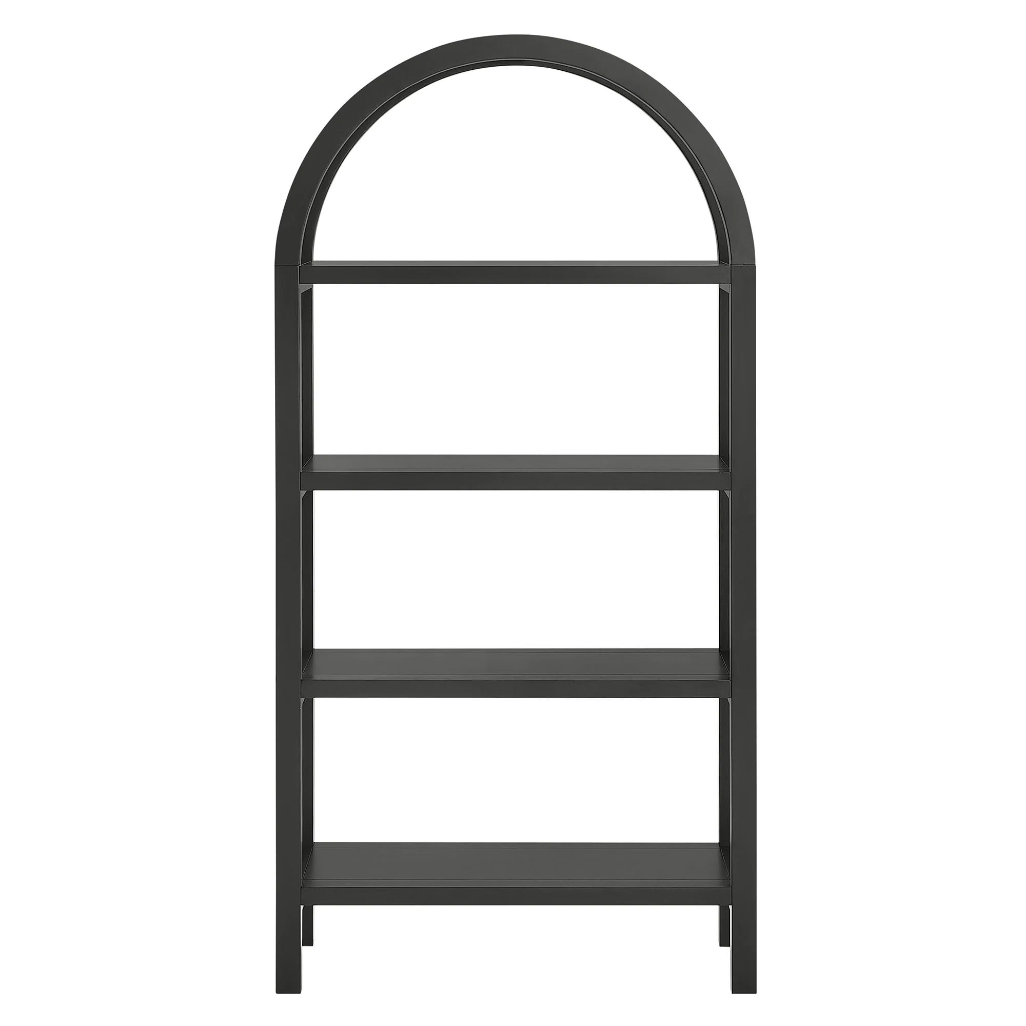 Vexley 60 Inch Wide Arched Bookshelf
