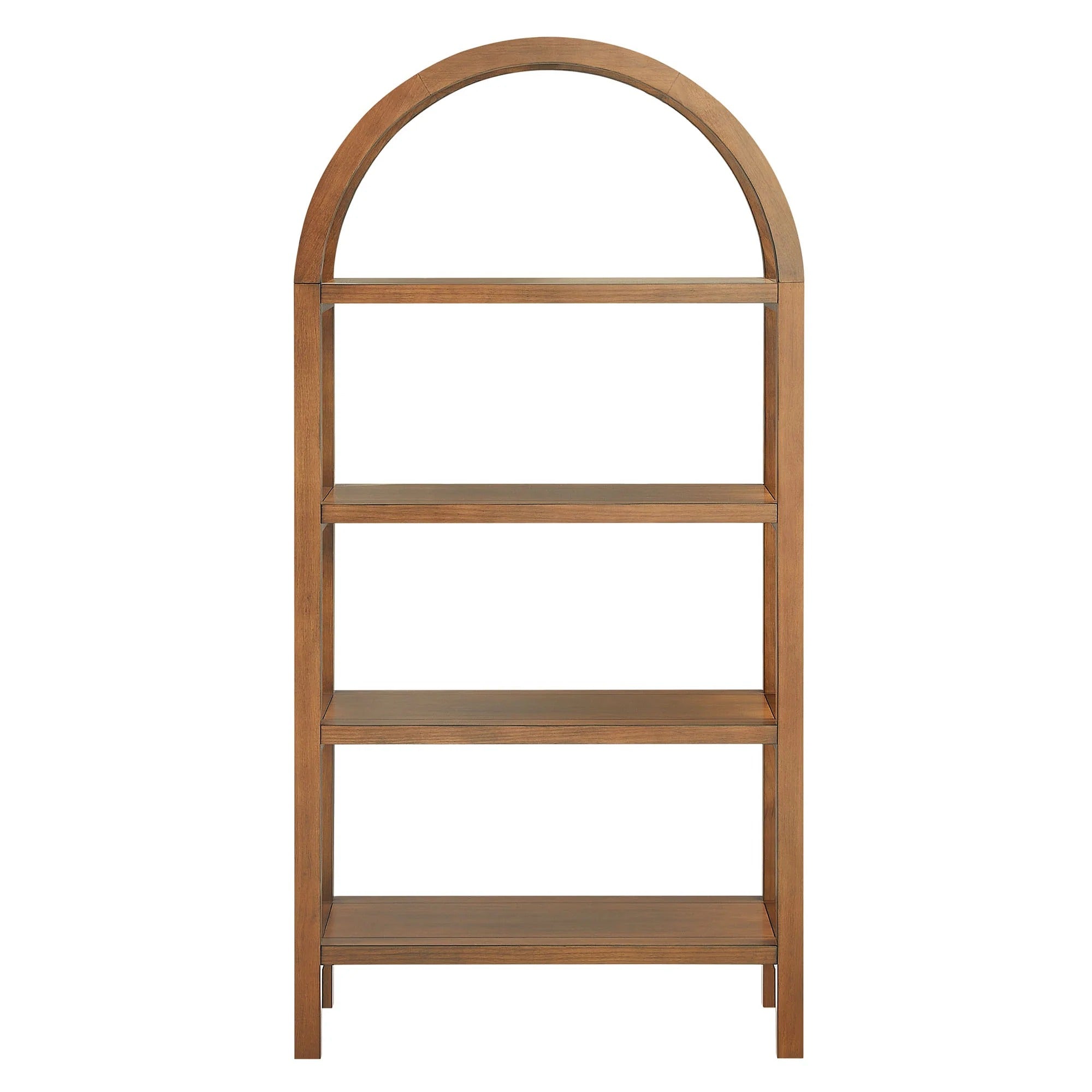 Vexley 60 Inch Wide Arched Bookshelf