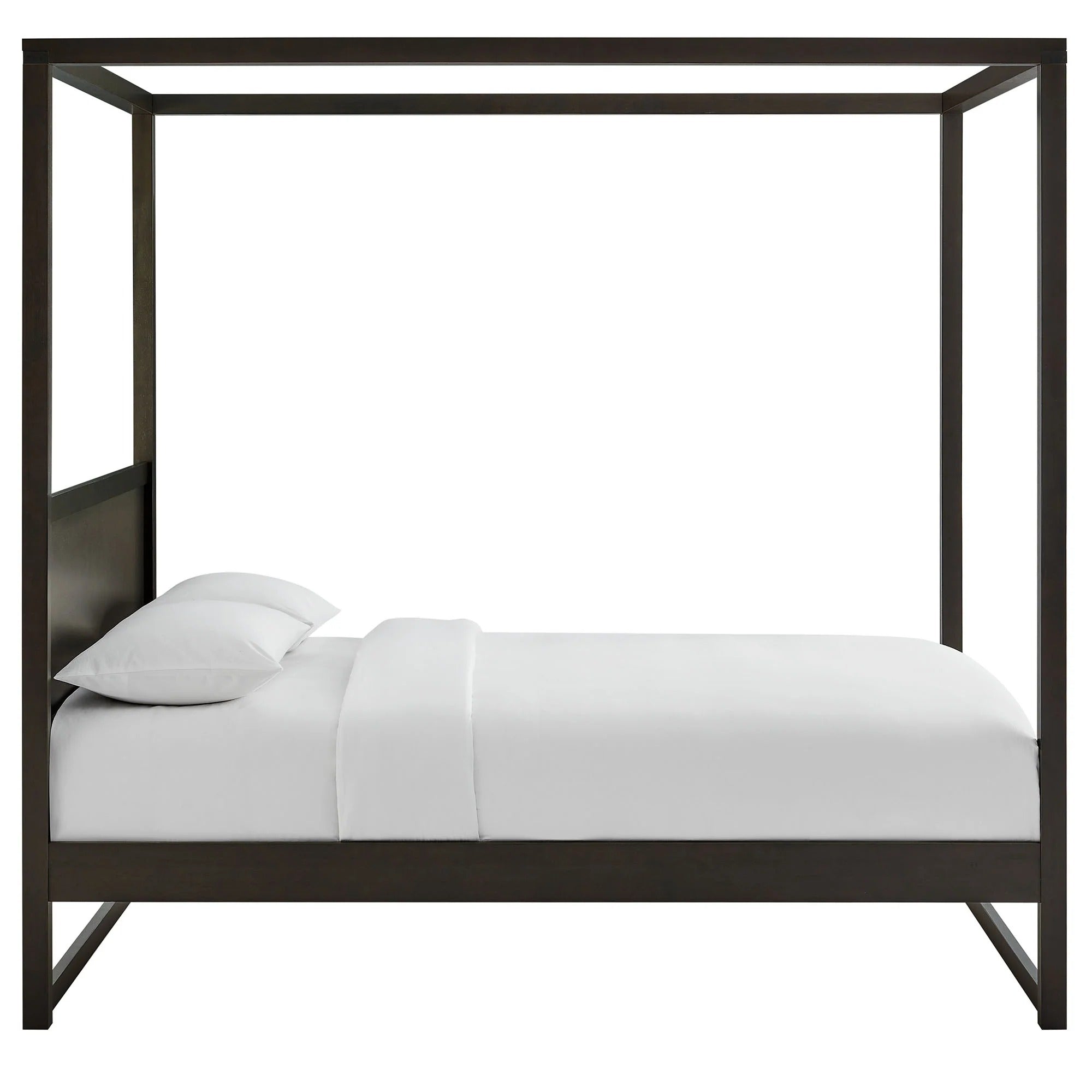 Alva Queen Wood Canopy Platform Bed