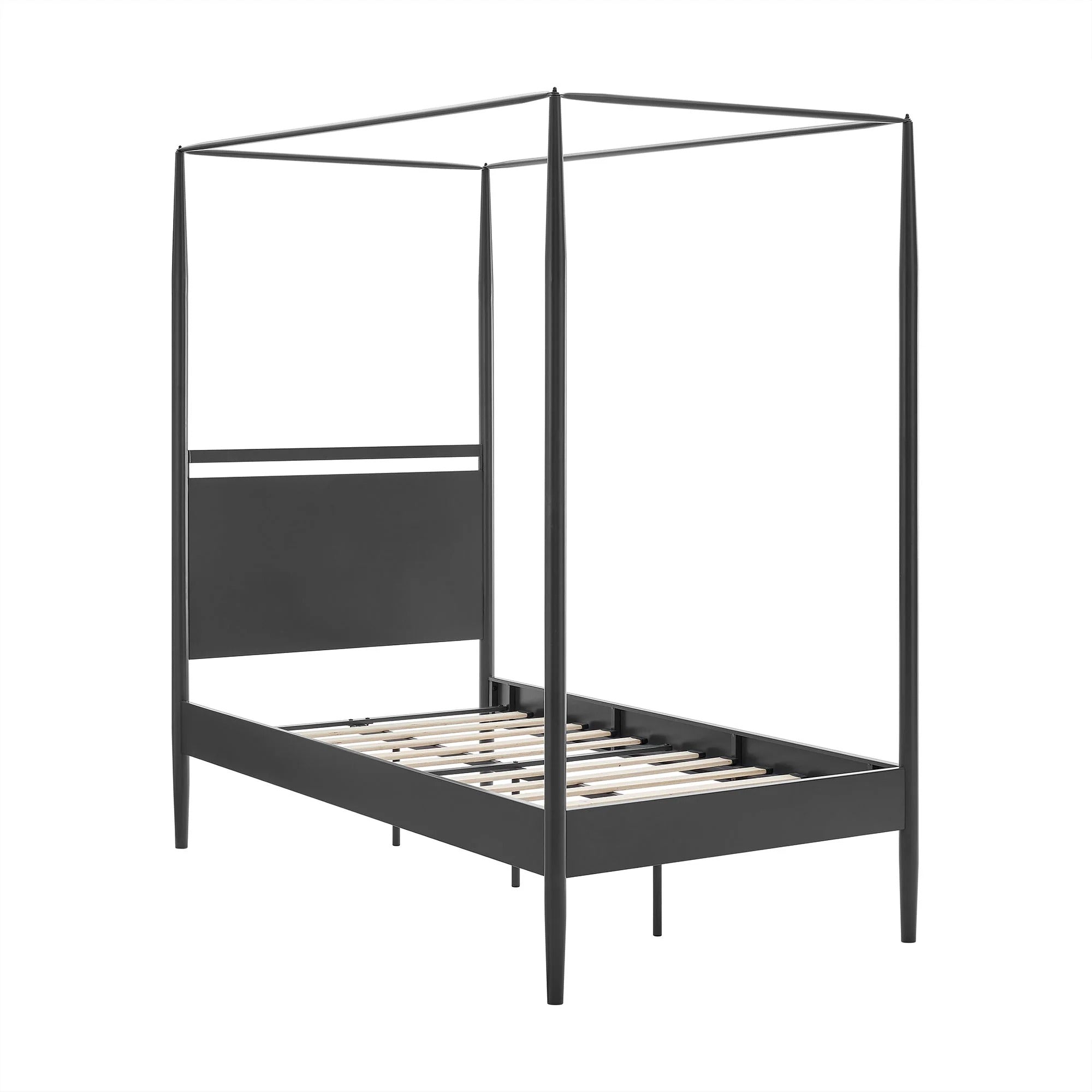 Marlowe 4-Poster Canopy Metal Queen Platform Bed