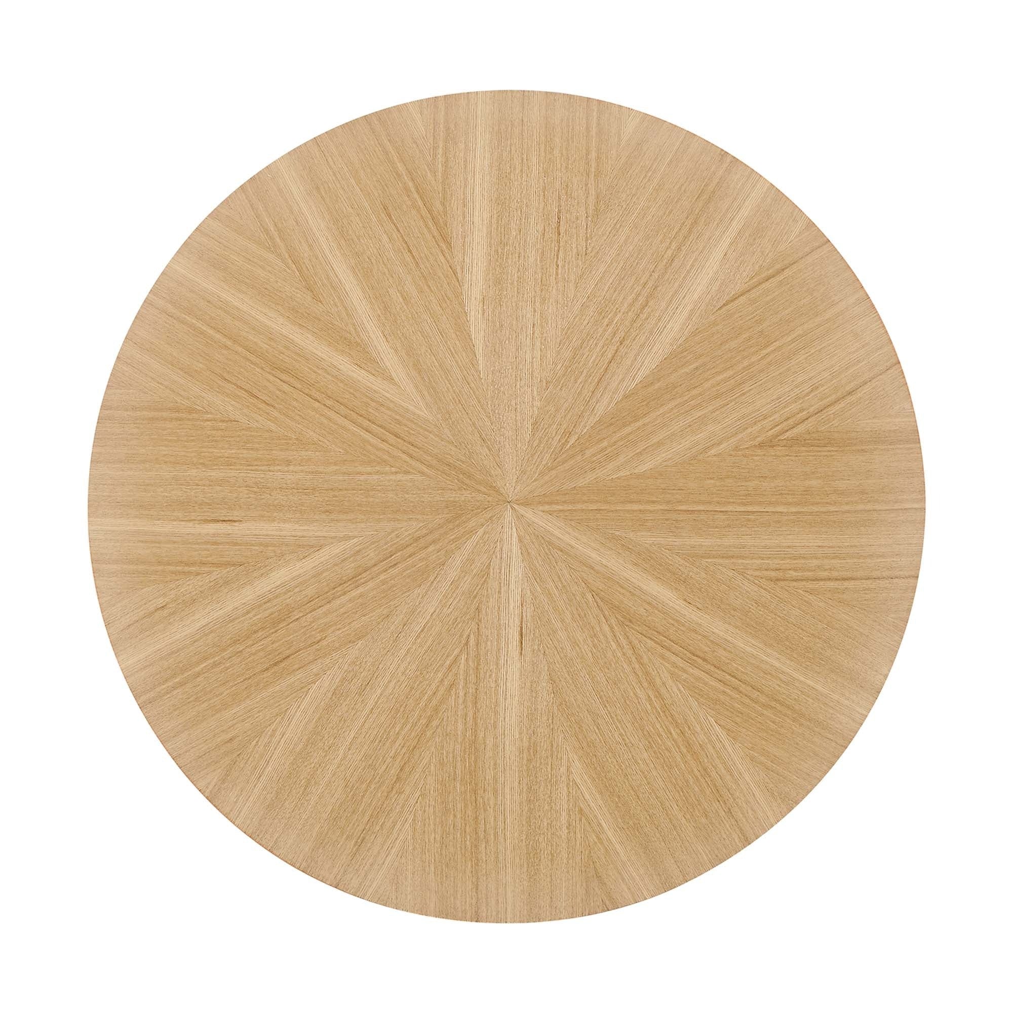 Crossroads 24” Round Wood Side Table