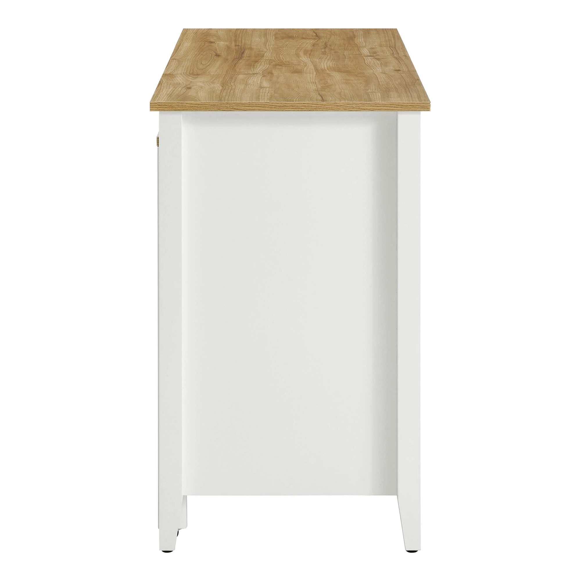 Garland Kitchen Island in Oak White