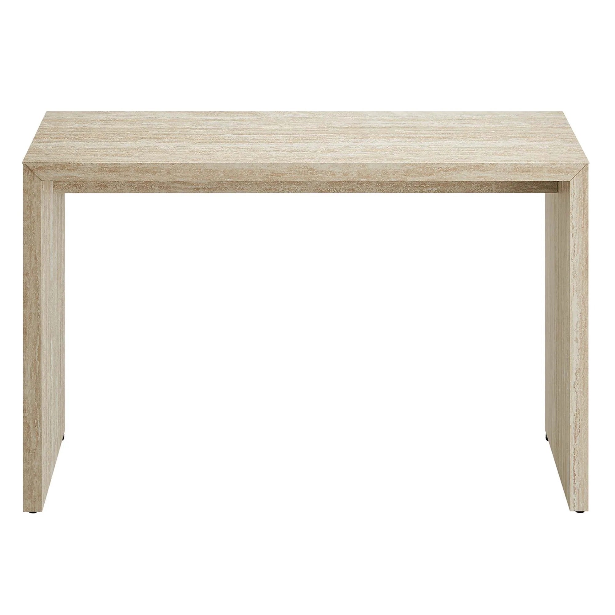 Mirella Faux Travertine Console Tables in Travertine