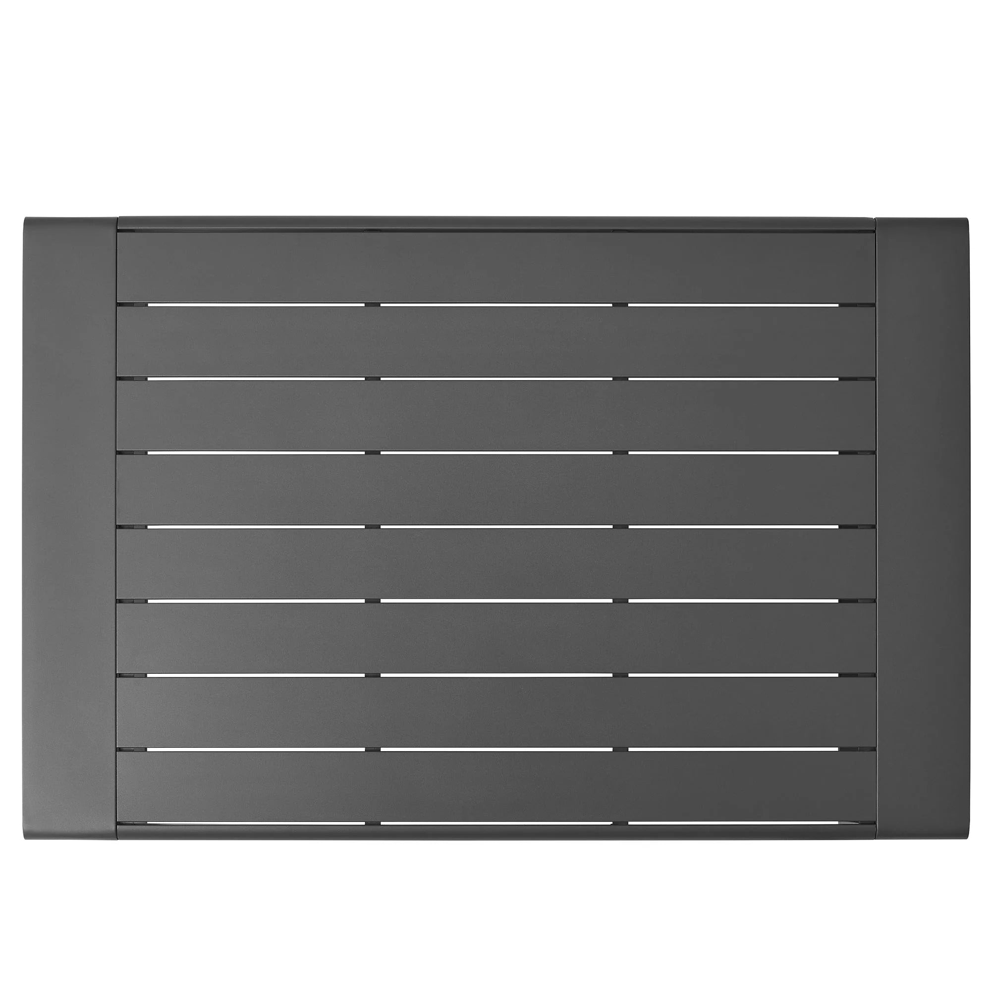 Lirienne Outdoor Patio Aluminum Coffee Table in Gray