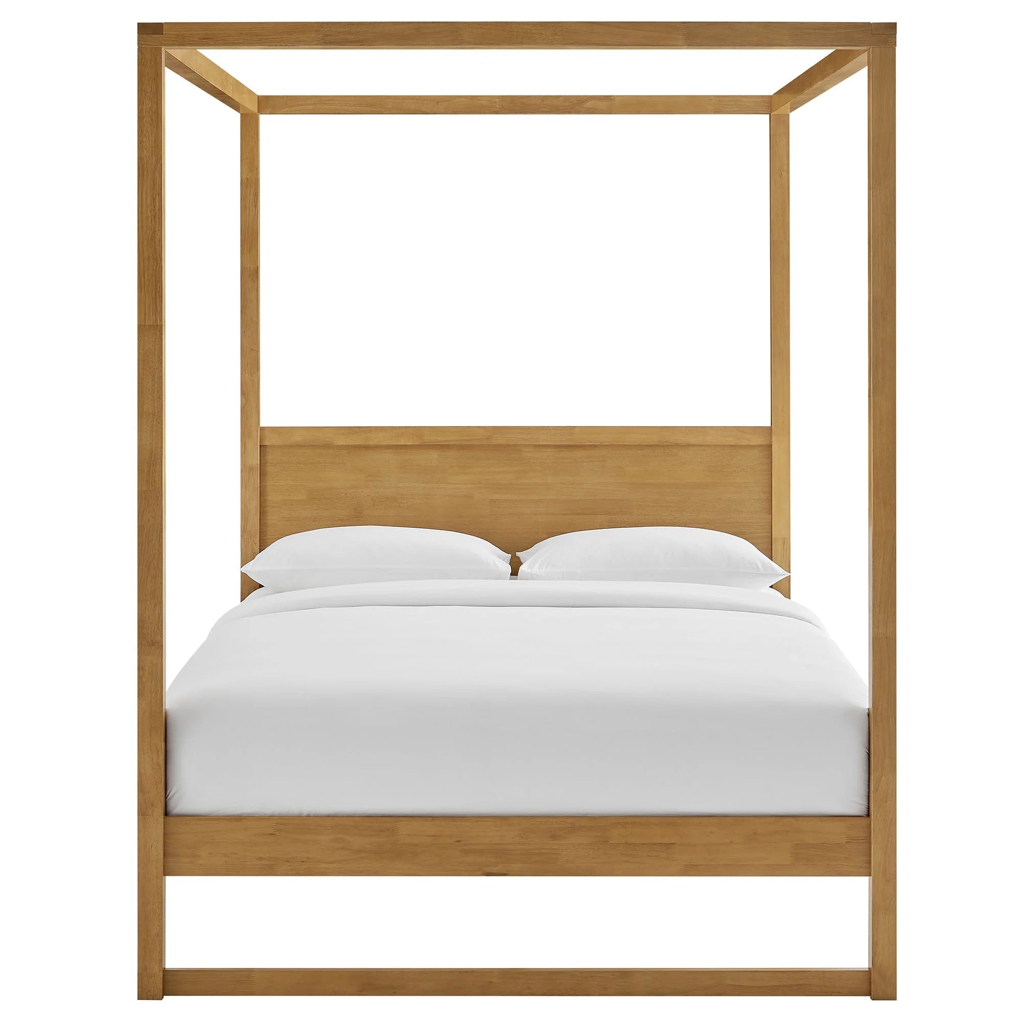 Alva Queen Wood Canopy Platform Bed
