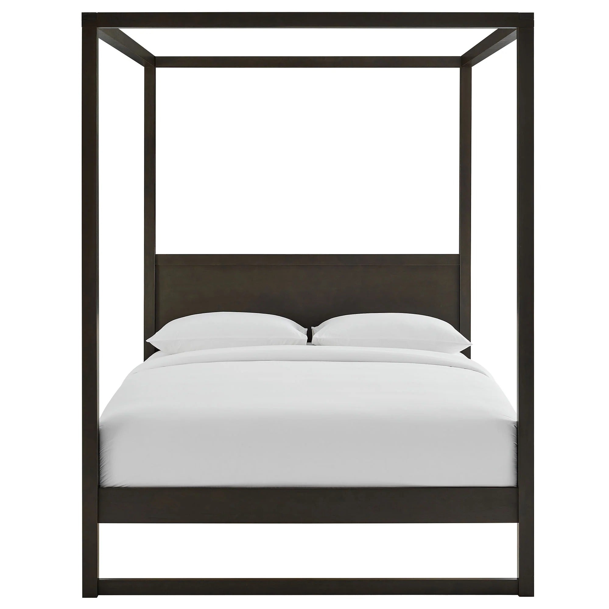 Alva Queen Wood Canopy Platform Bed