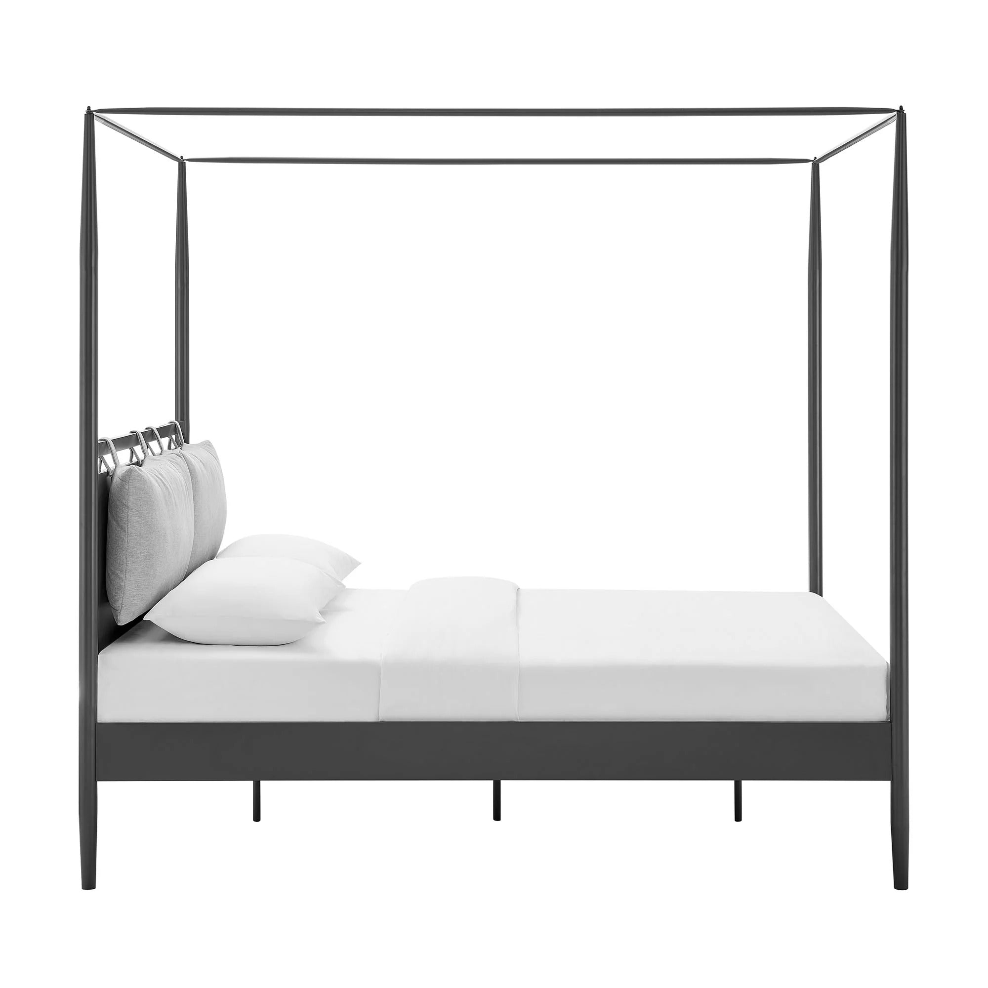 Marlowe 4-Poster Canopy Metal Queen Platform Bed