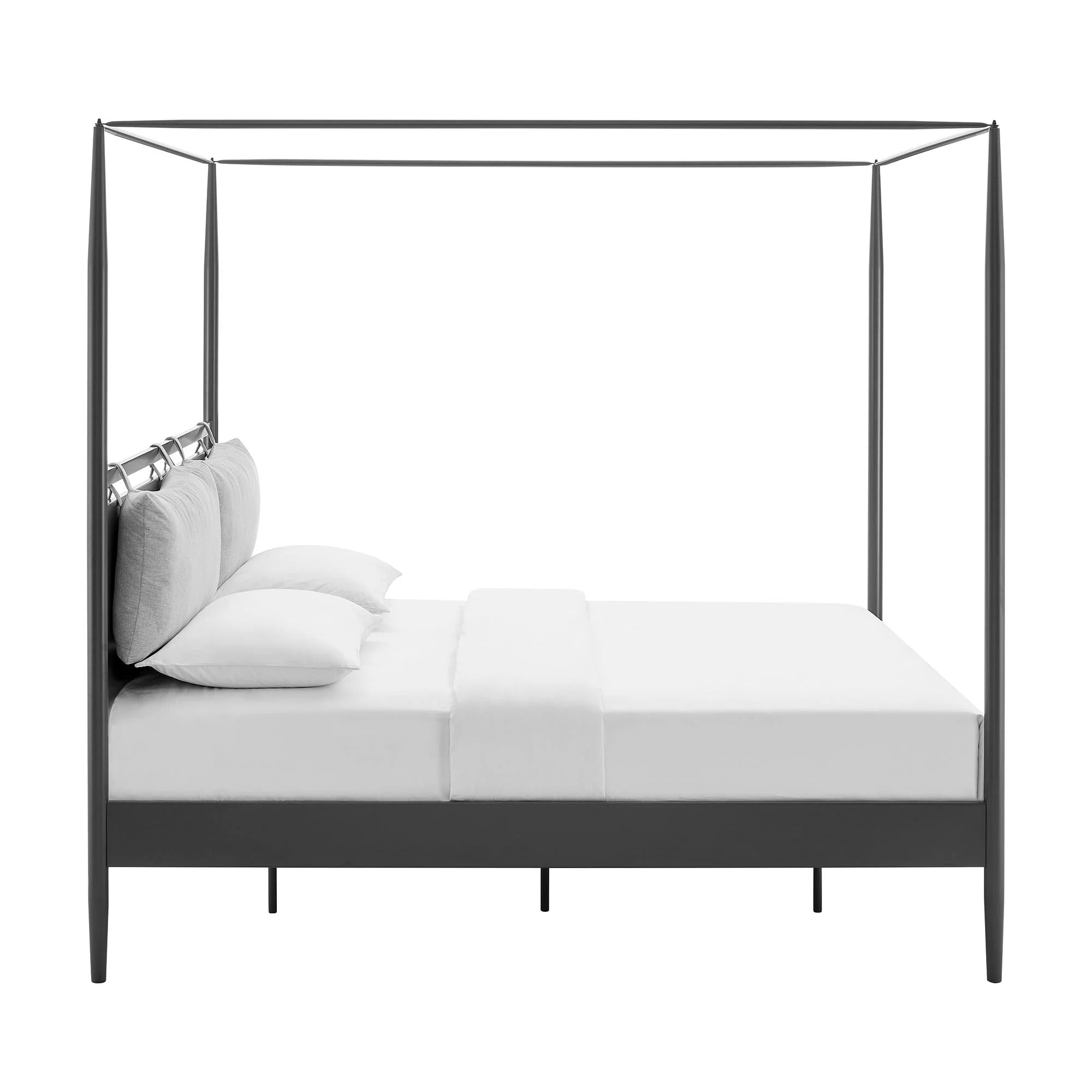 Marlowe 4-Poster Canopy Metal Queen Platform Bed