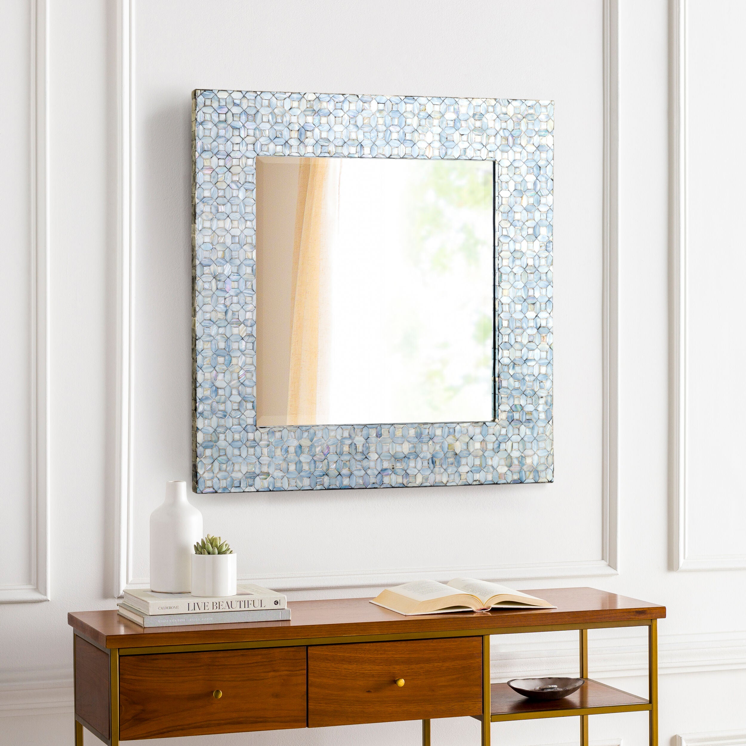 Iridescent Accent Mirror