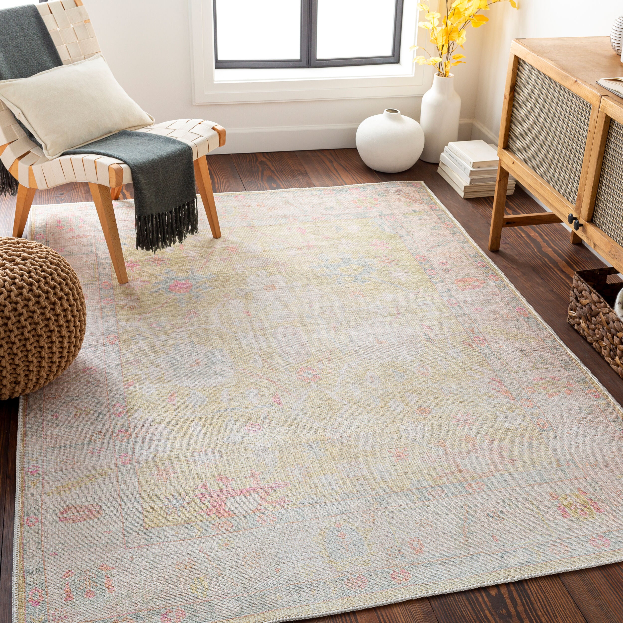 Kemer Machine Woven Rug