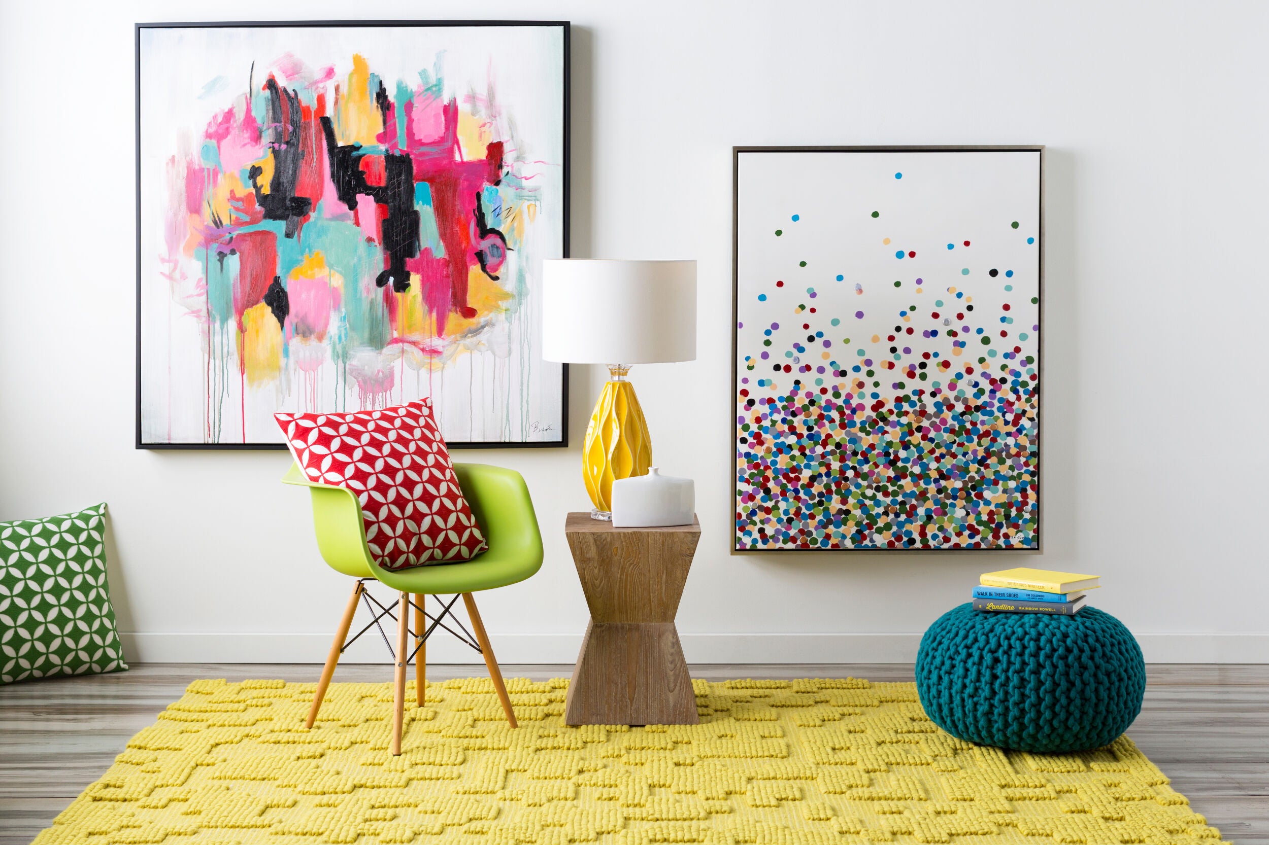 Confetti Framed Art