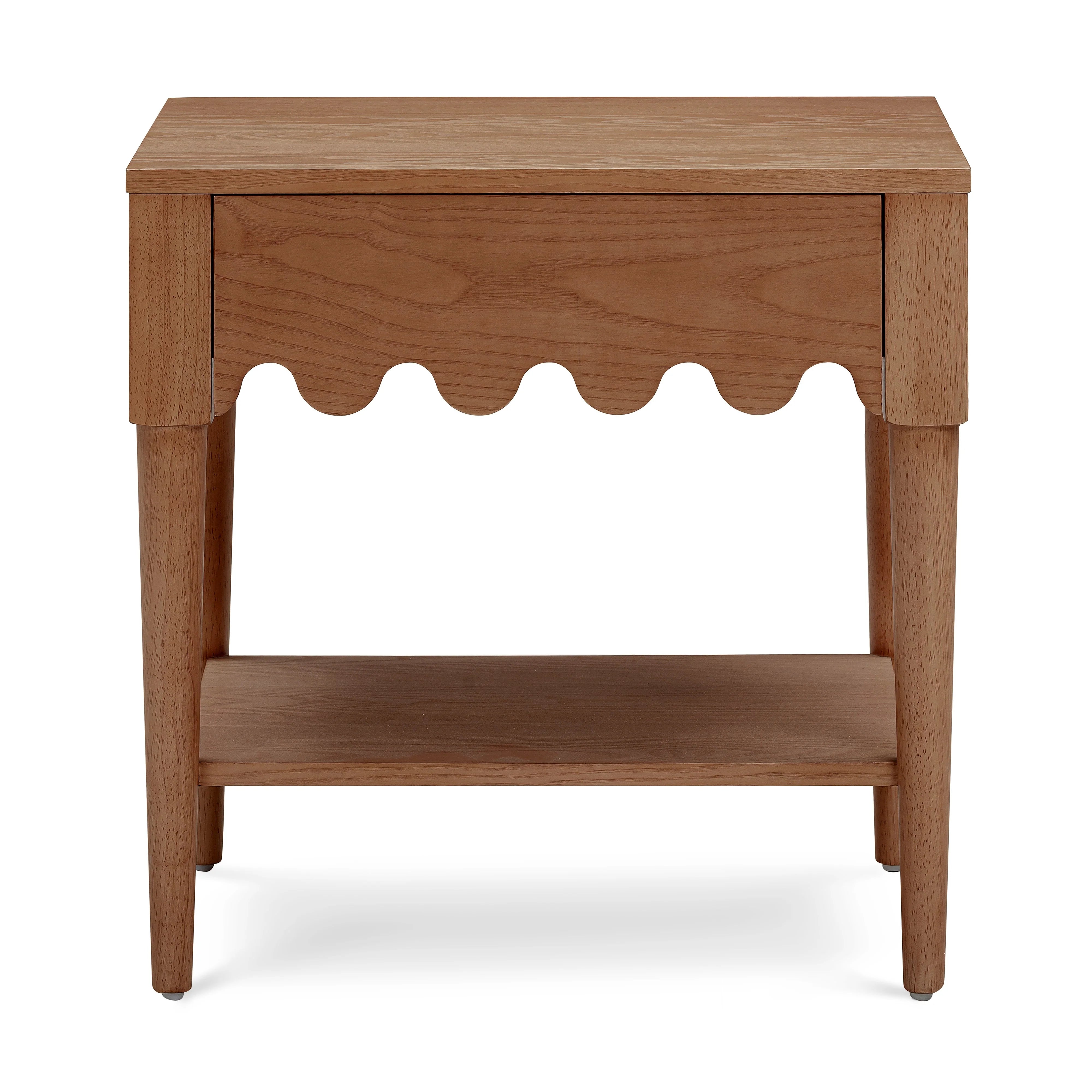 Table de chevet en frêne naturel Oodle