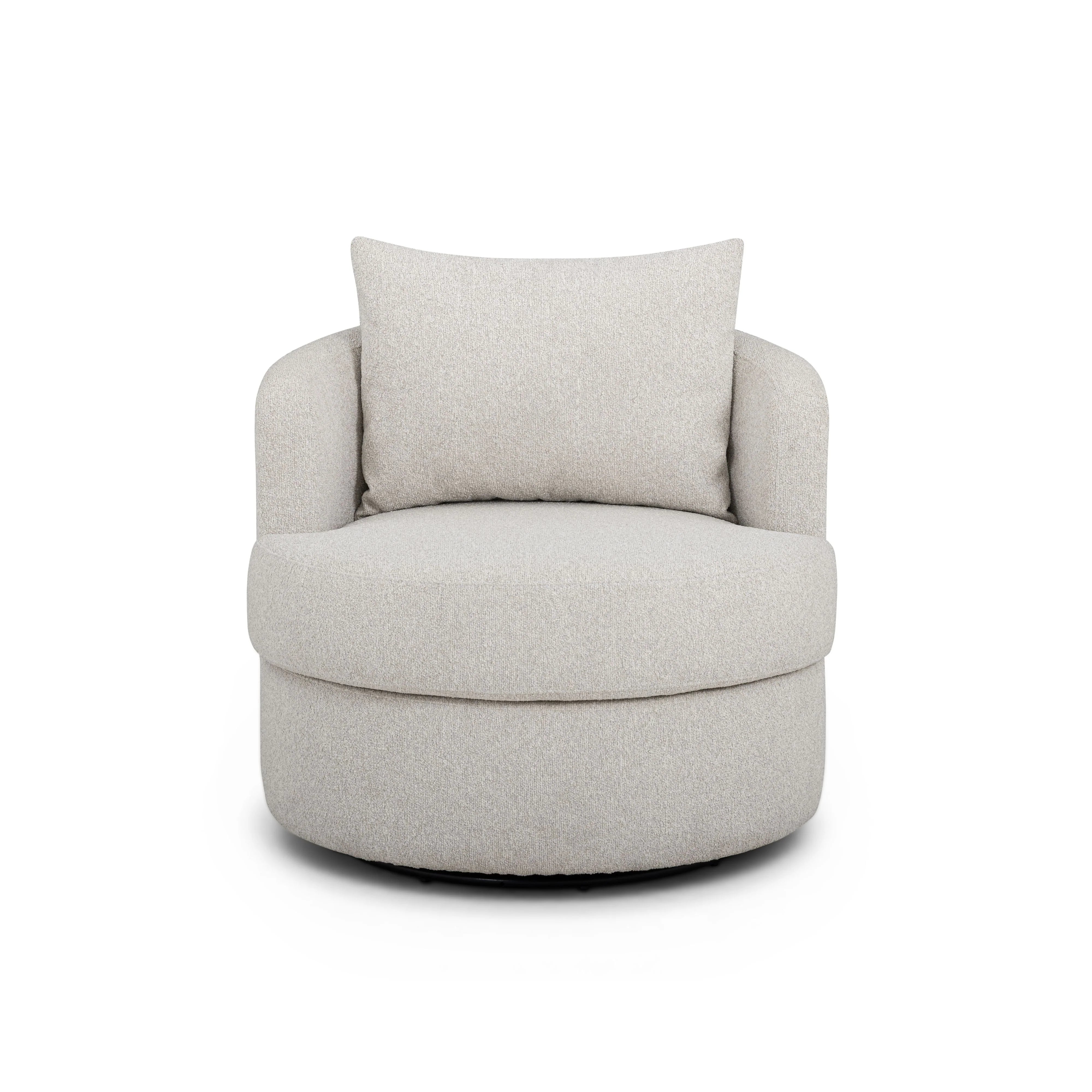 Silvi Performance Boucle Swivel Accent Chair