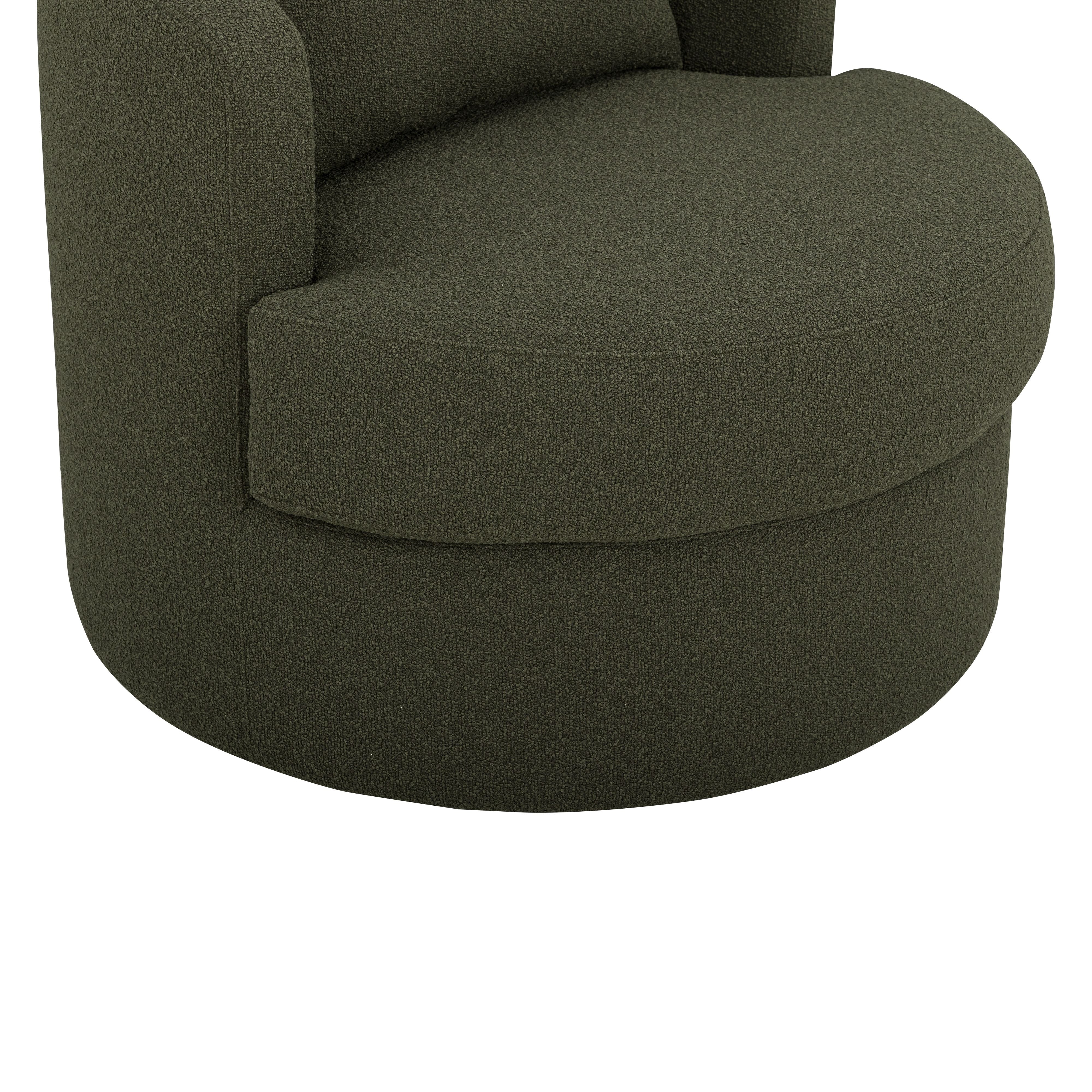 Silvi Performance Boucle Swivel Accent Chair
