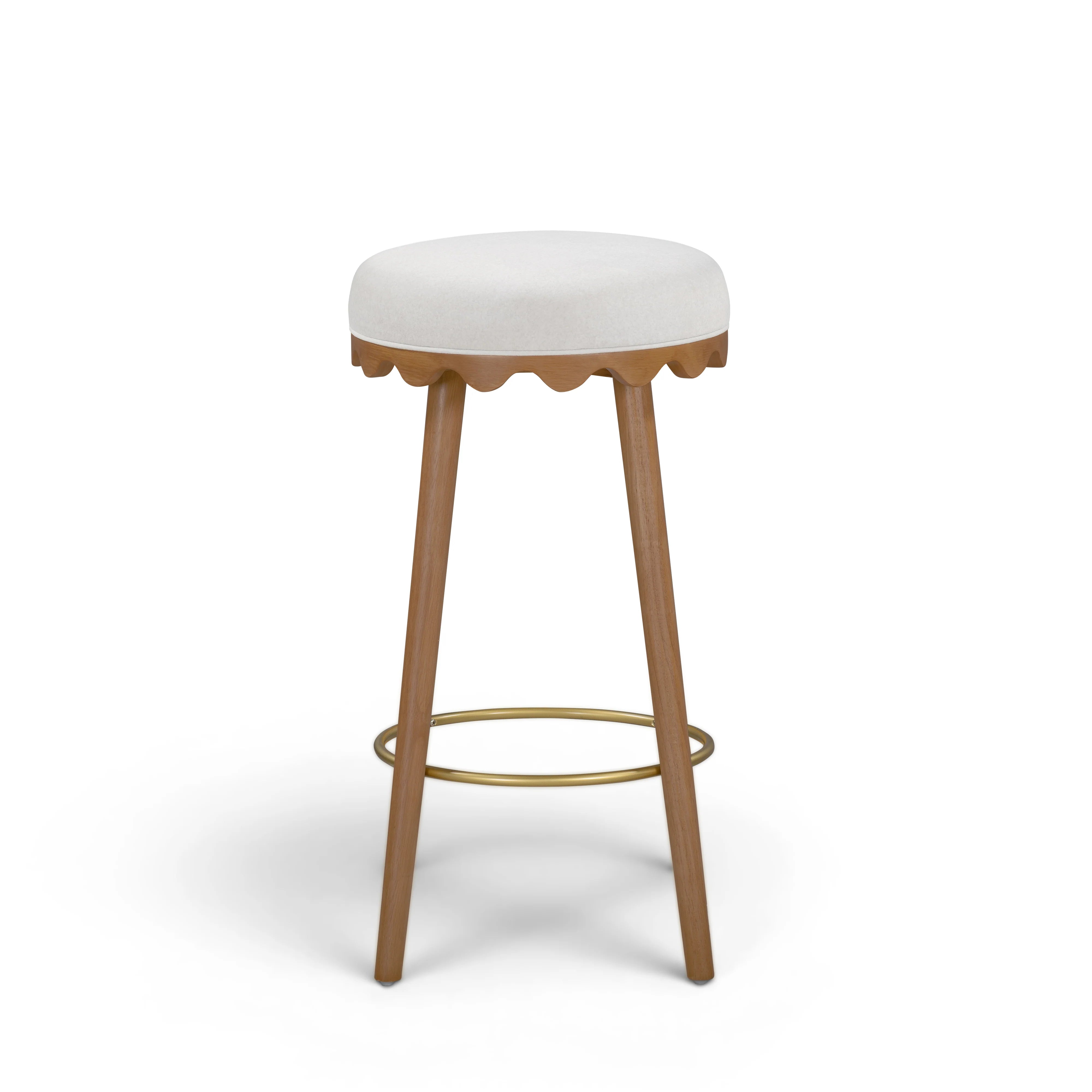 Oodle Performance Vegan Mohair Stool