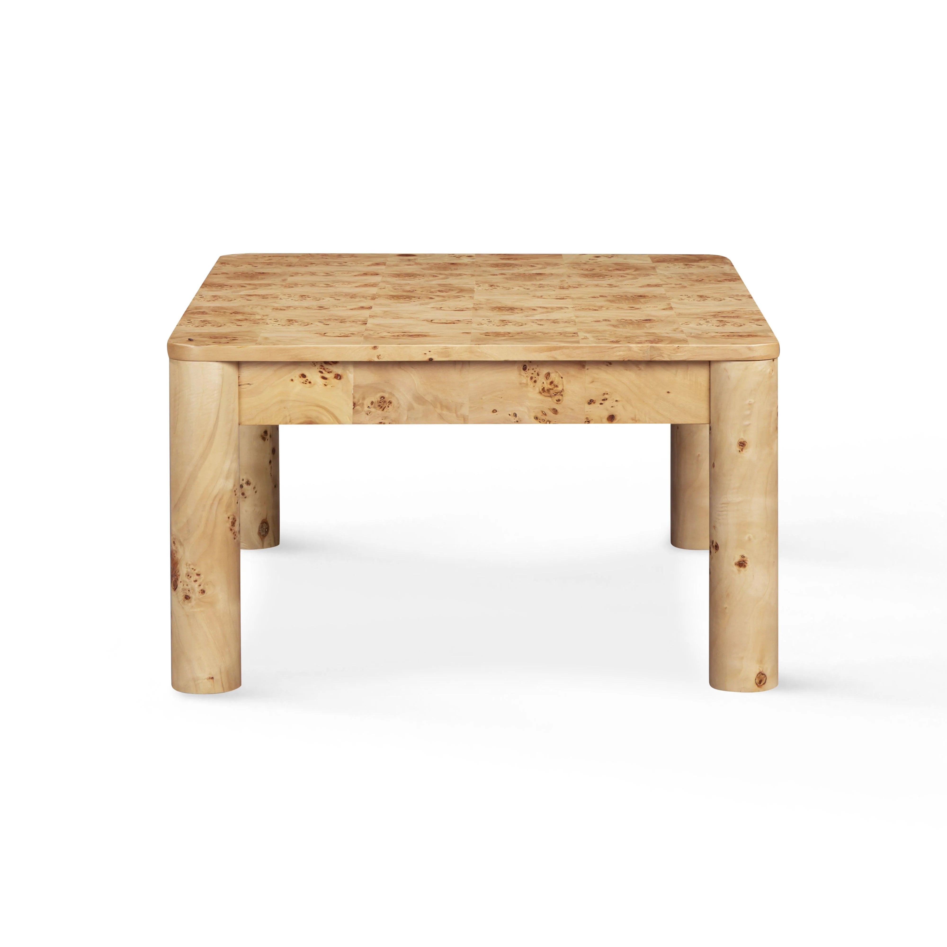 Berri 39" Natural Burl Coffee Table