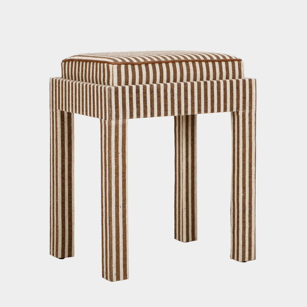 Kora Cotton Jute Contract-Grade Accent Stool