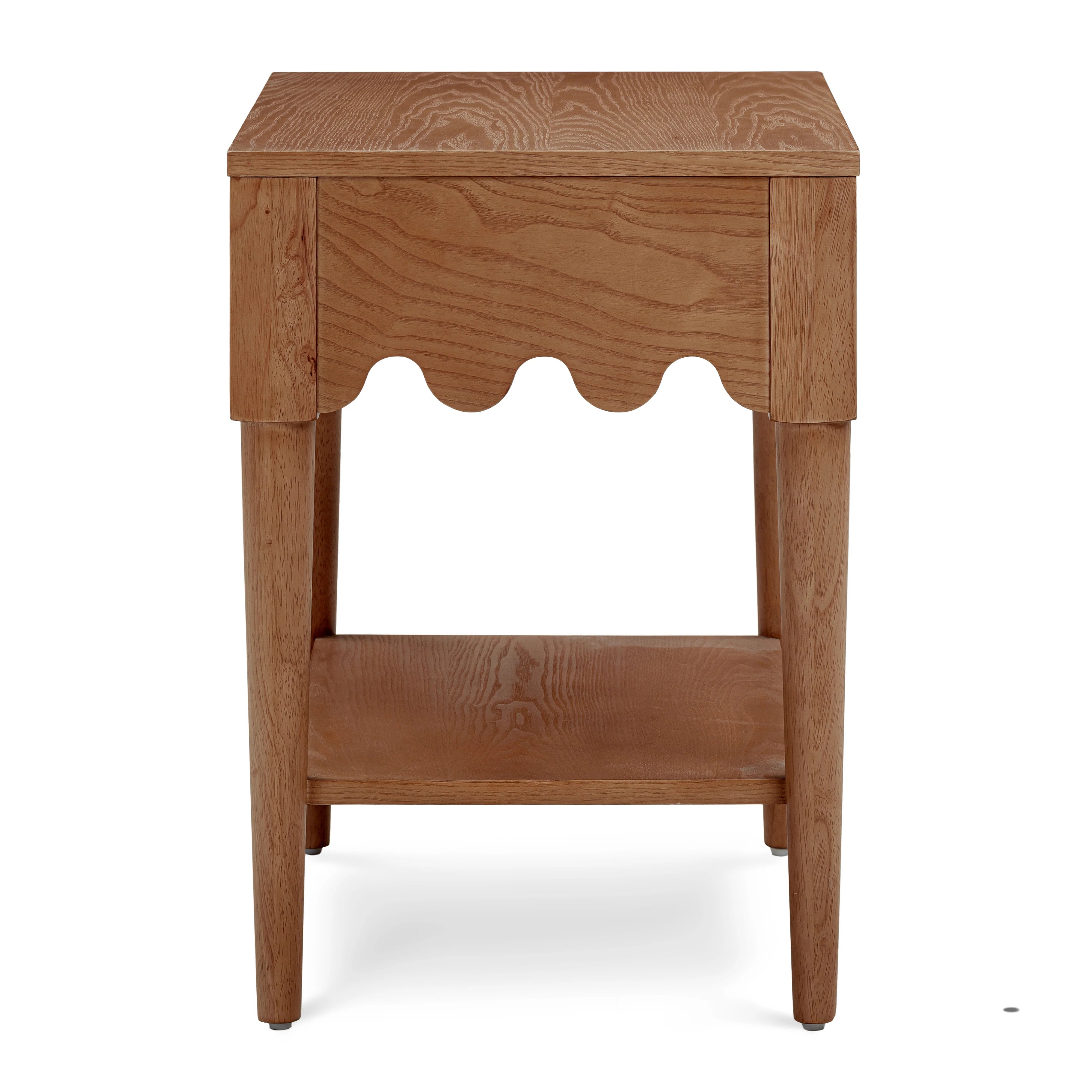 Table de chevet en frêne naturel Oodle