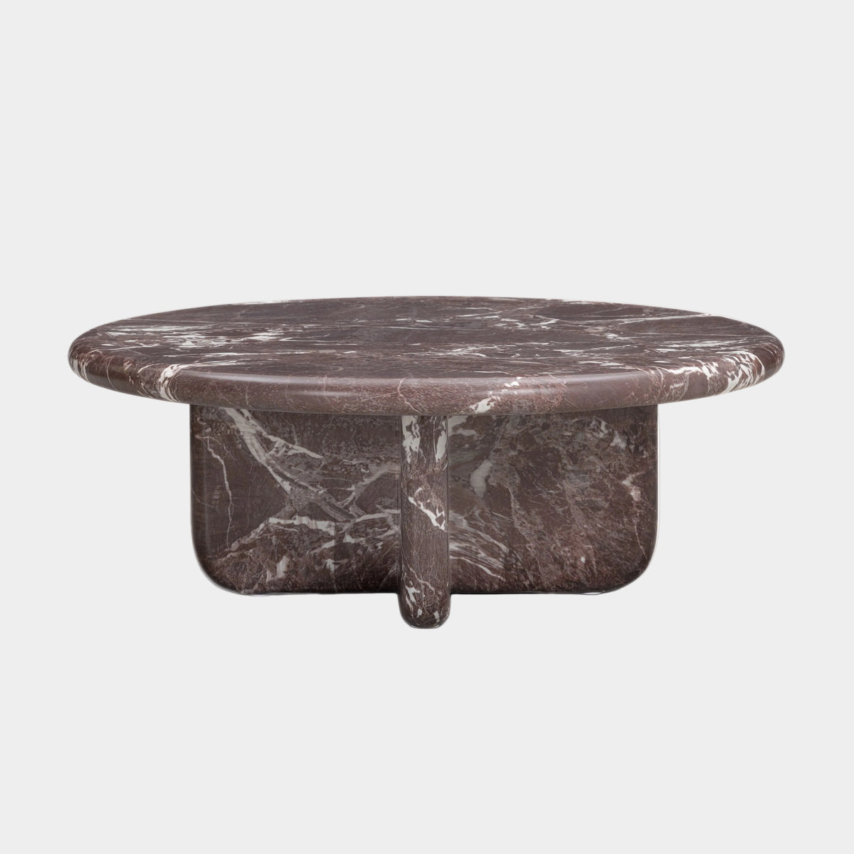 Juju Faux Marble Indoor/Outdoor Round Coffee Table (24"-32")