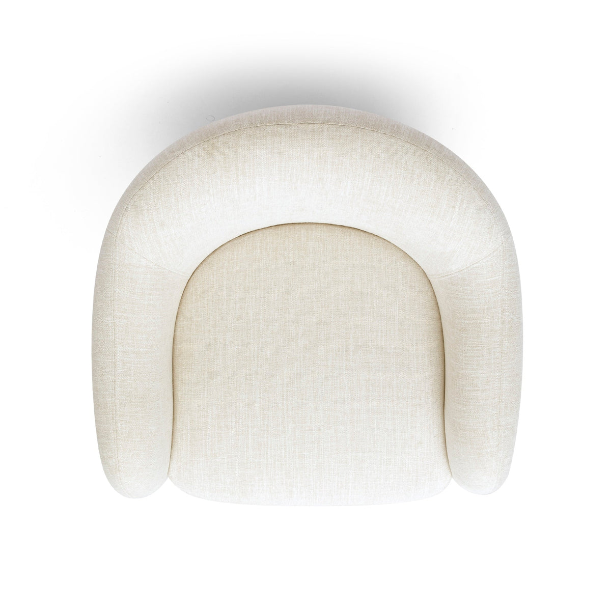 Salma Swivel Accent Chair - Cream