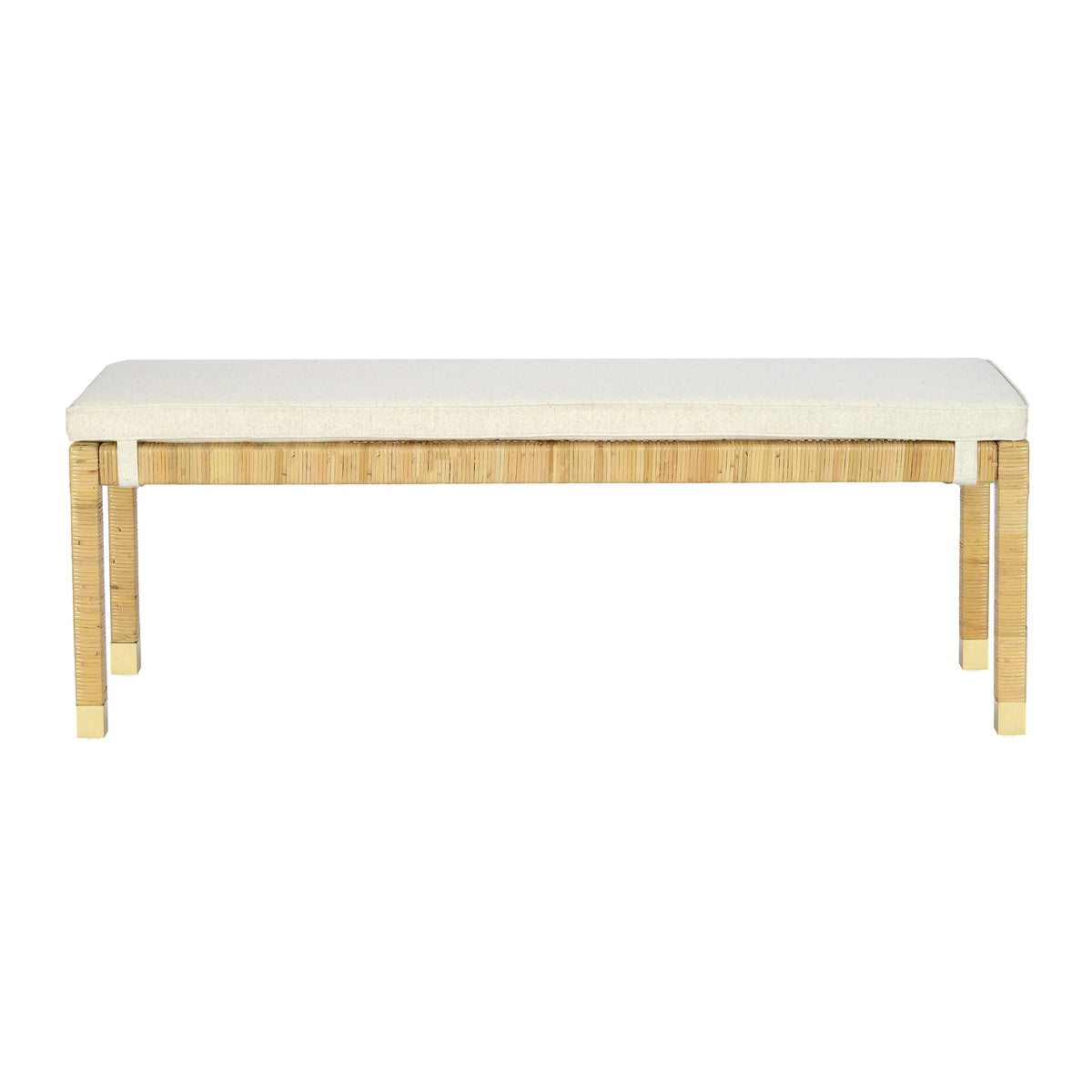 Amara 50" Rattan Bench