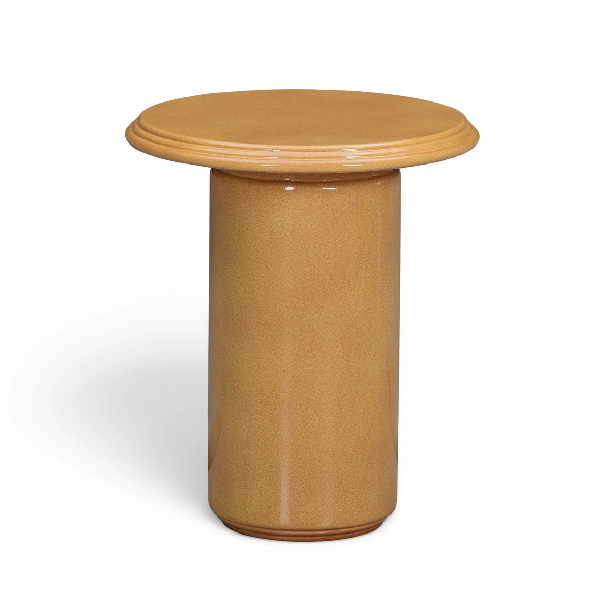Tate Turmeric Concrete Indoor/Outdoor Side Table