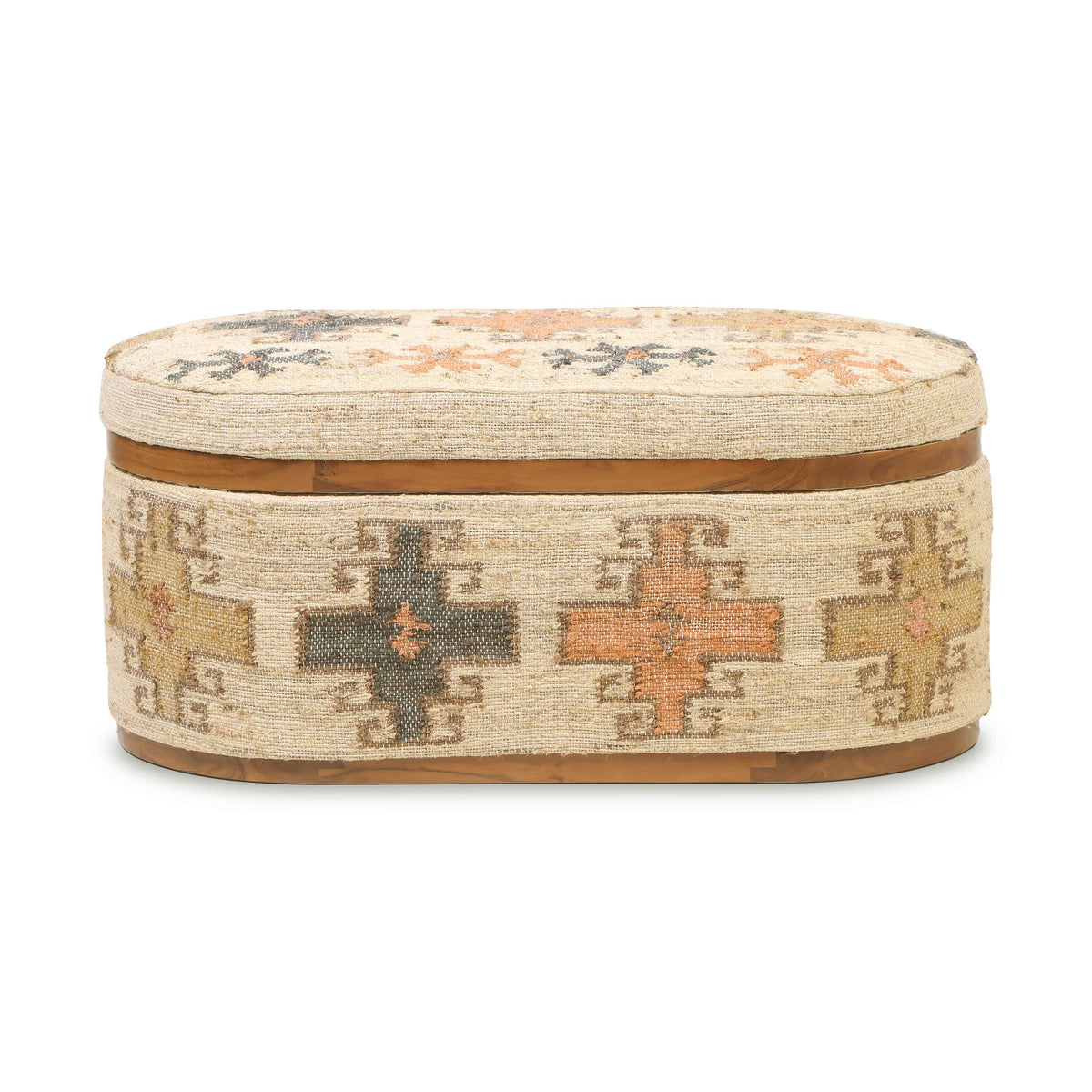 Olivier 41" Oval Storage Ottoman
