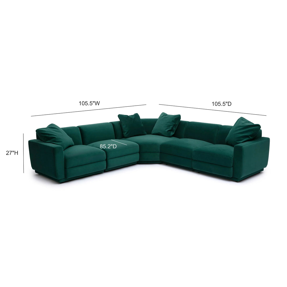 Perry 5-Piece Modular L-Sectional