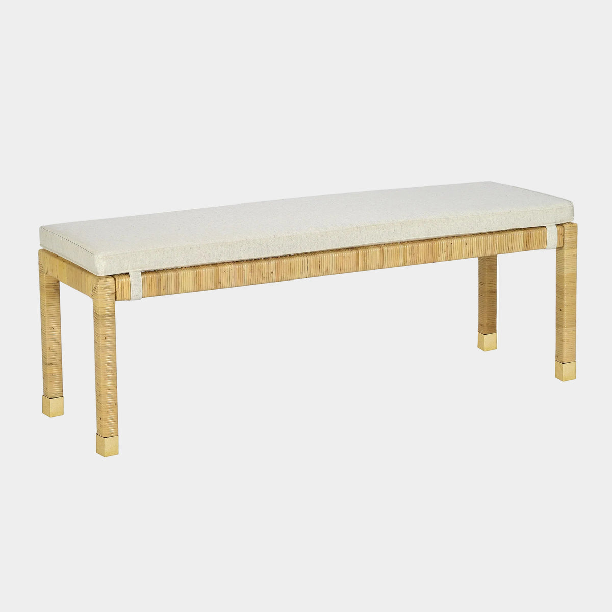 Amara 50" Rattan Bench