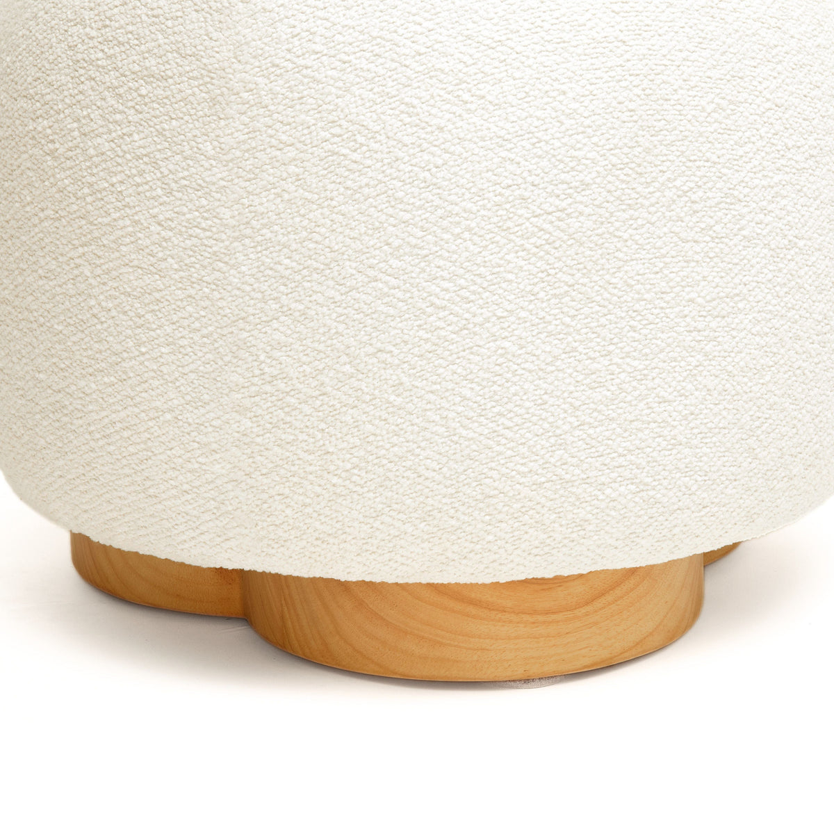 Oopa Swivel Ottoman - Cream