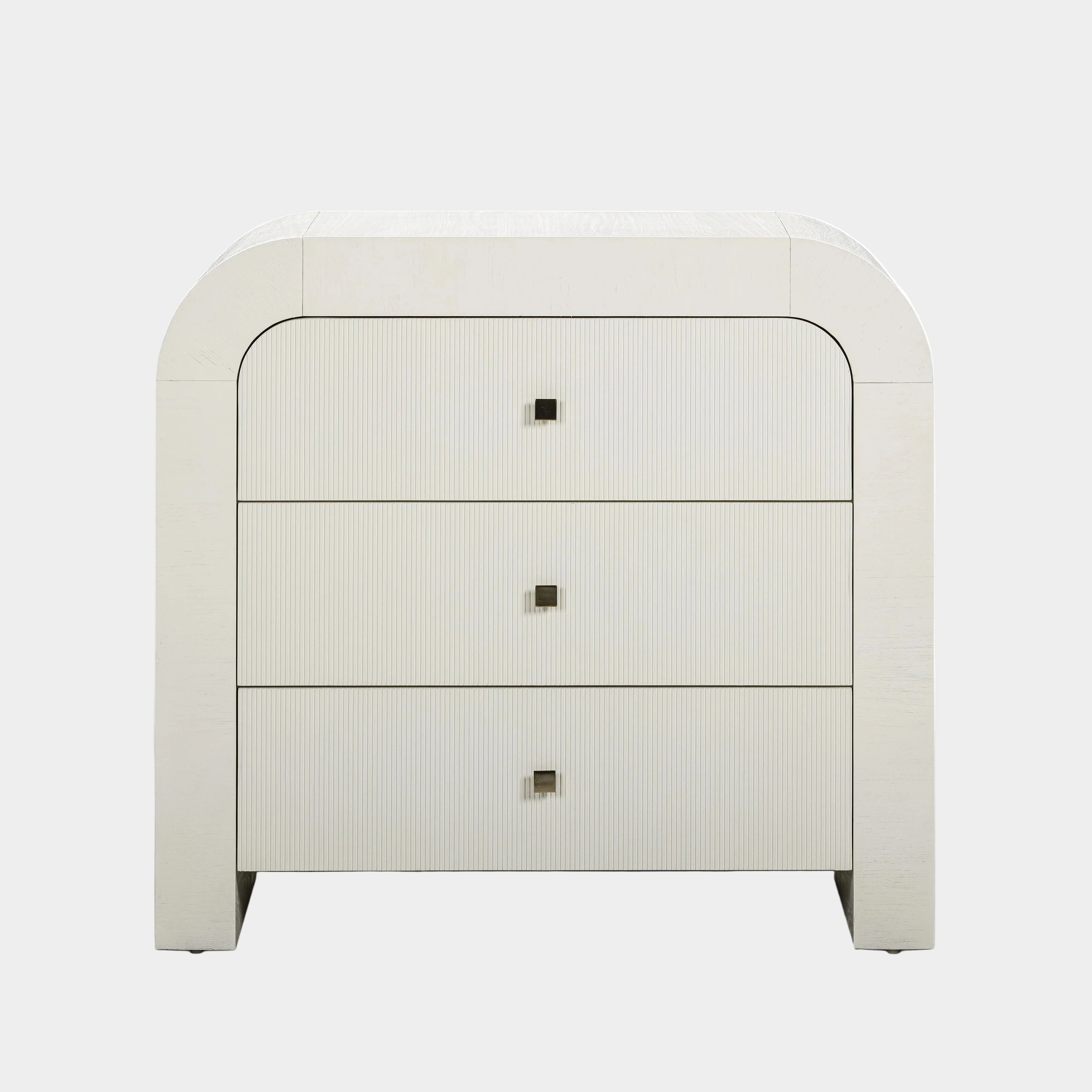 Hump 38" Arched 3-Drawer Bedside Chest