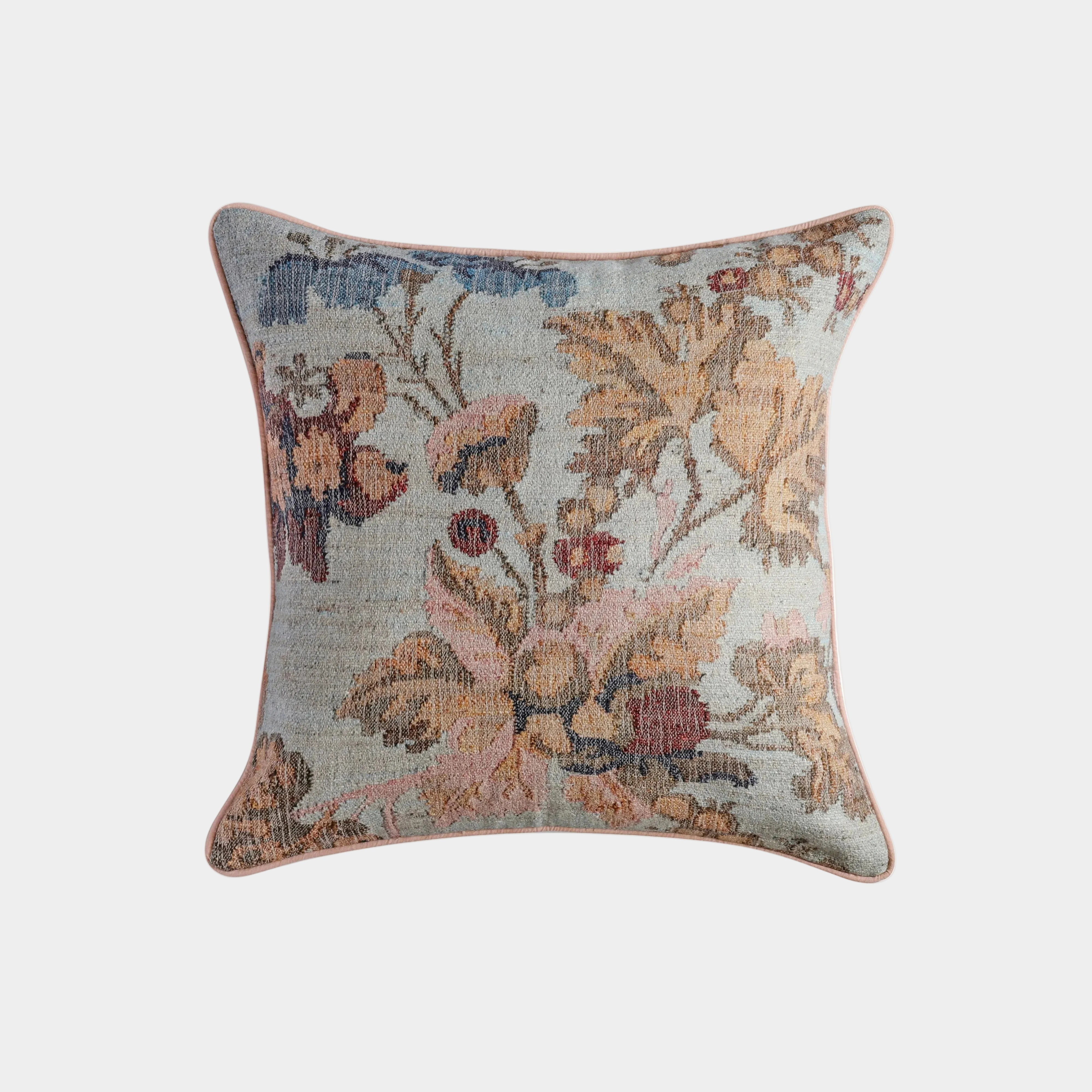 Taman 20" Natural Cotton Throw Pillow