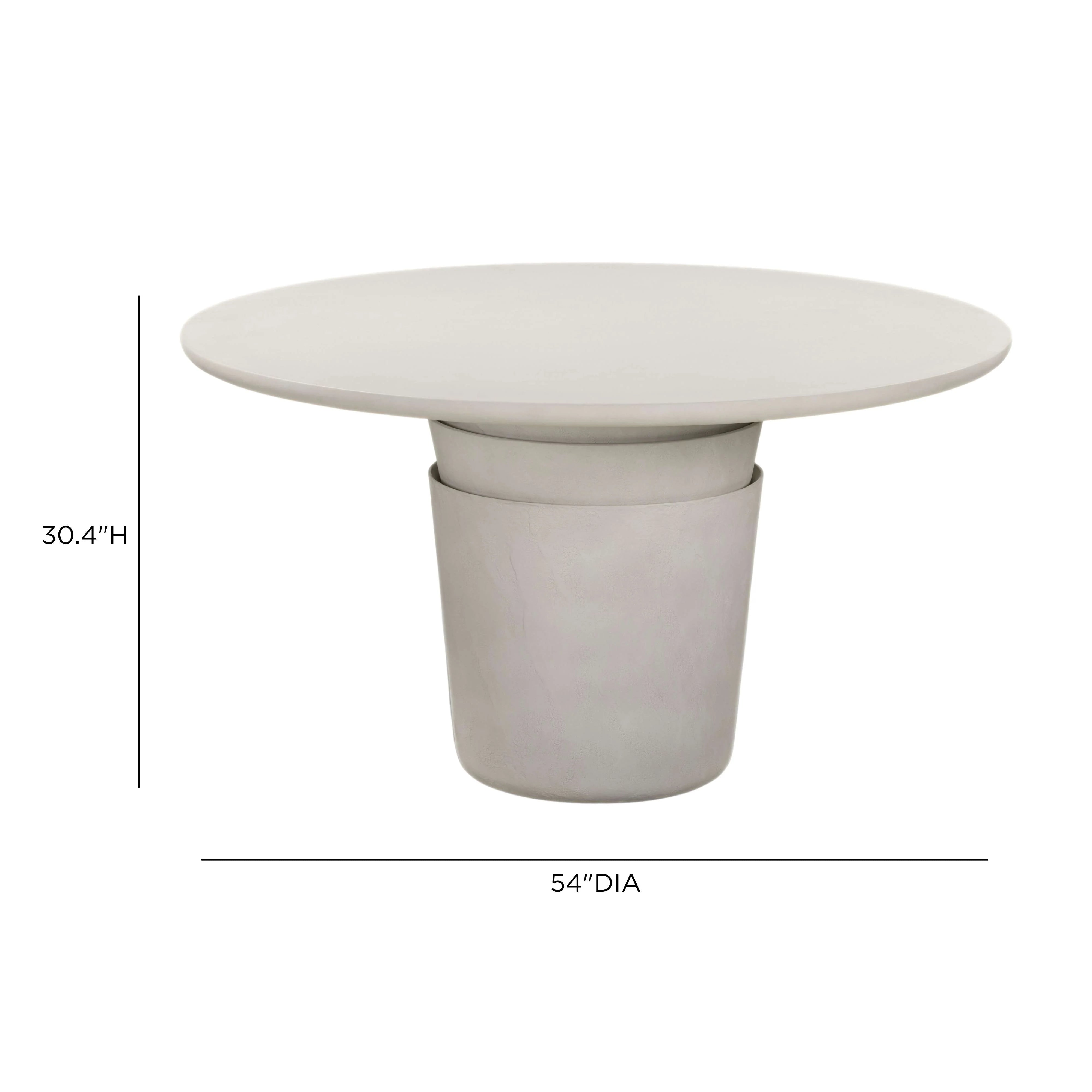 Margot 54" Indoor/Outdoor Round Dining Table