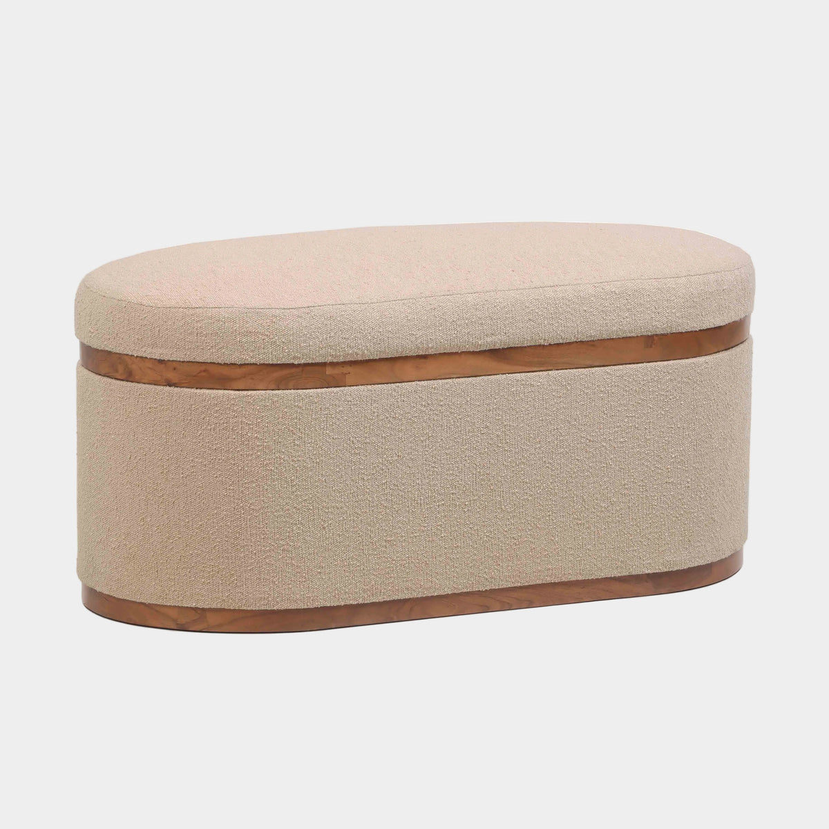 Olivier 41" Oval Storage Ottoman