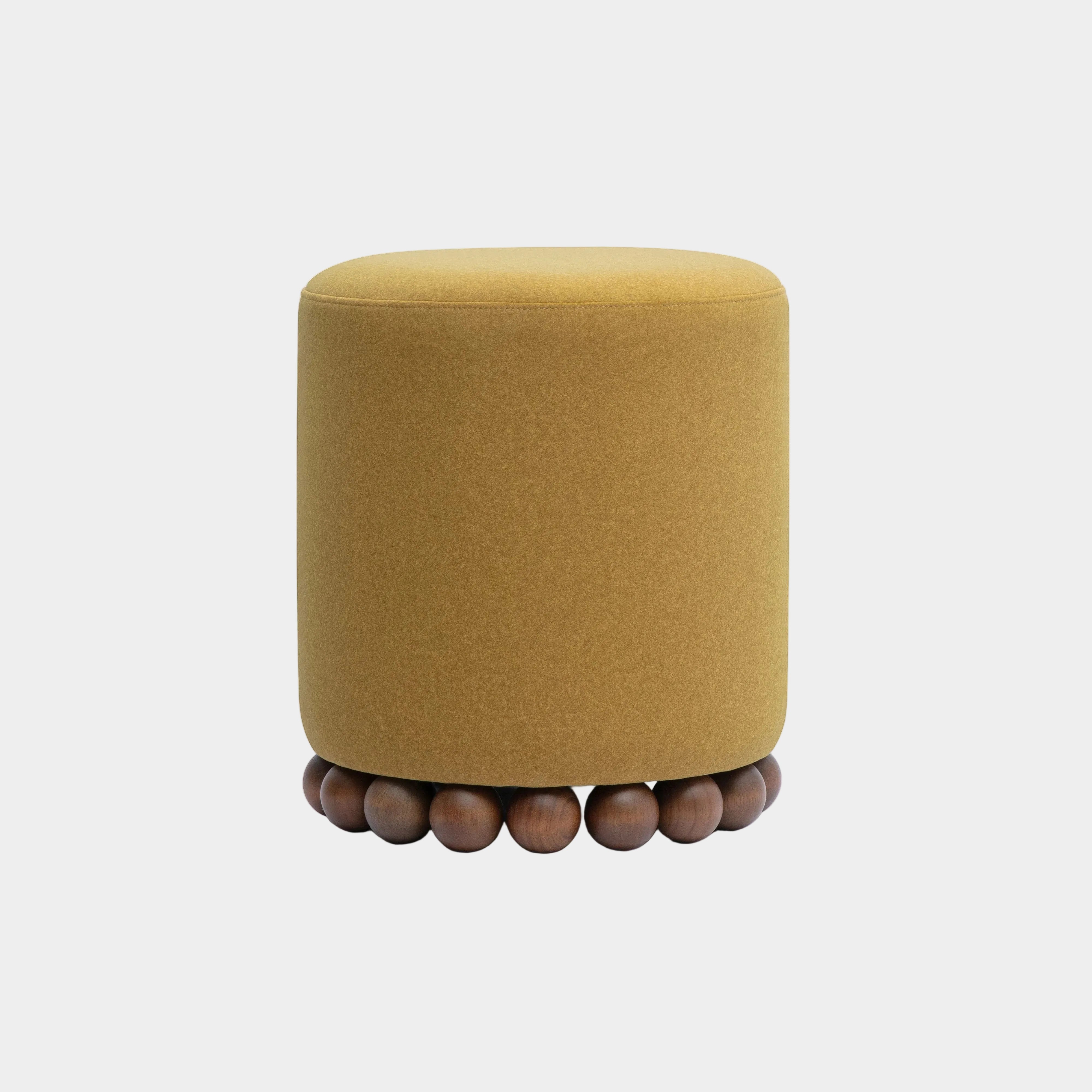 Dex Performance Vegan Mohair Ottoman