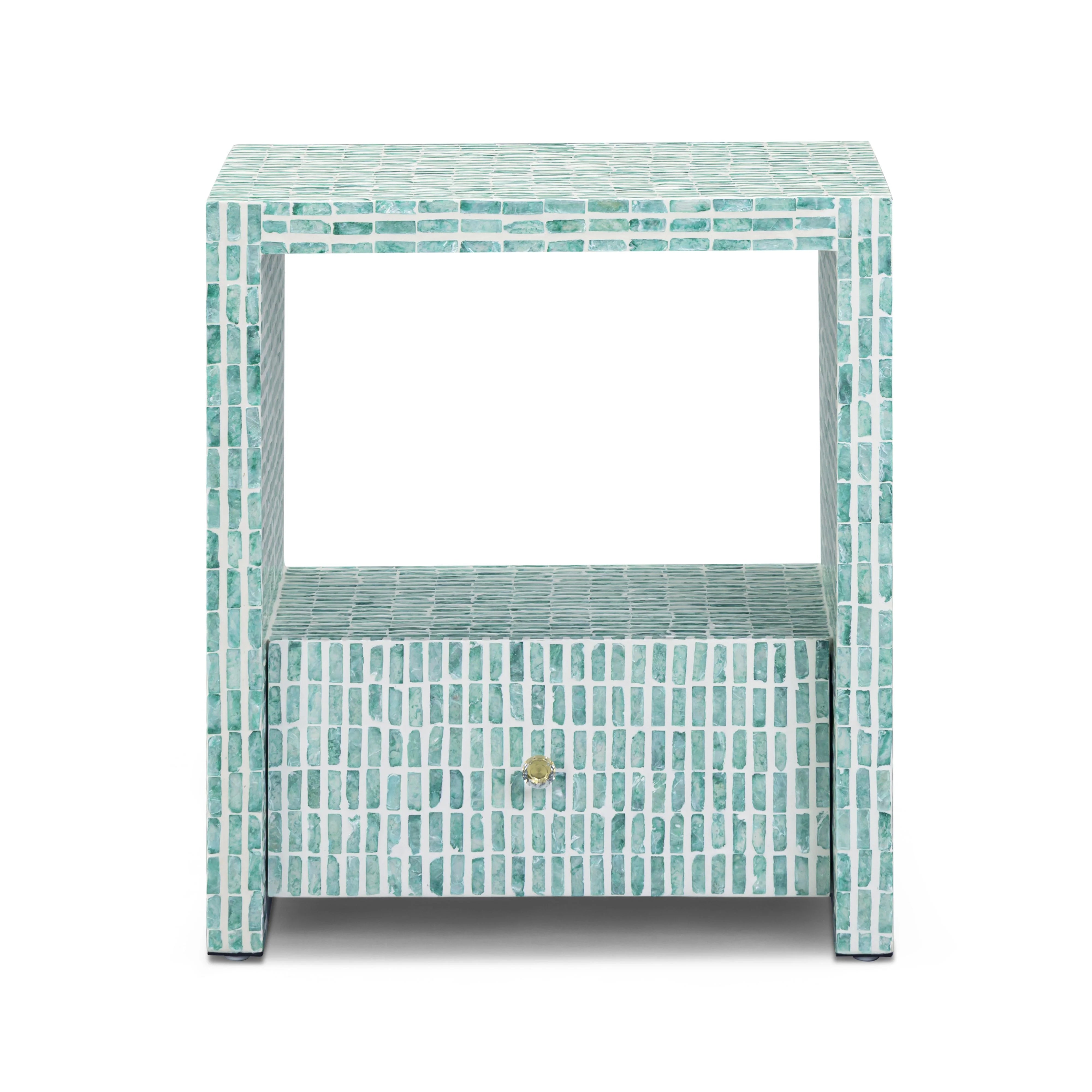 Tia 20" Mother of Pearl Nightstand