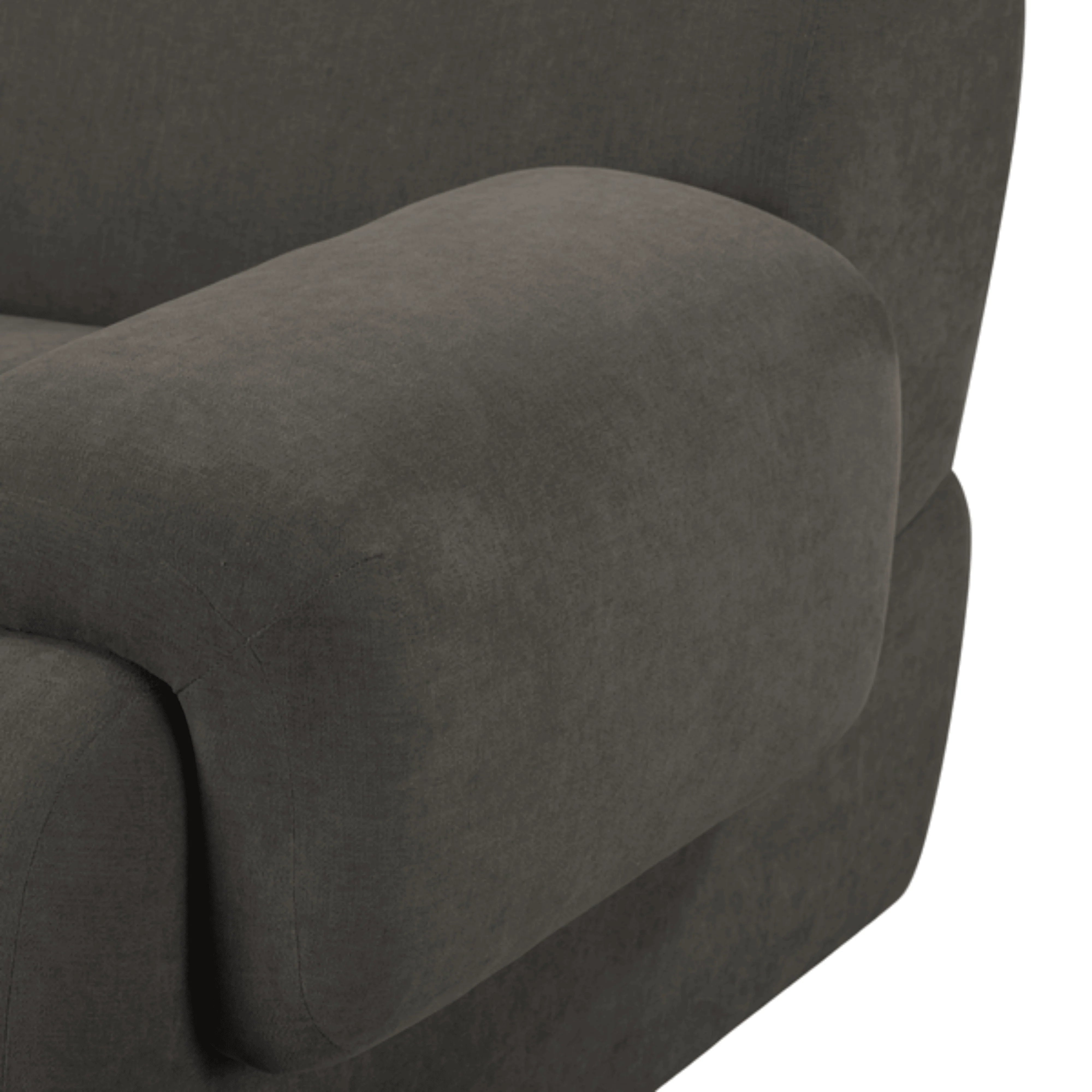 Zenith 80" Contract-Grade Upcycled Fabric Modular Loveseat
