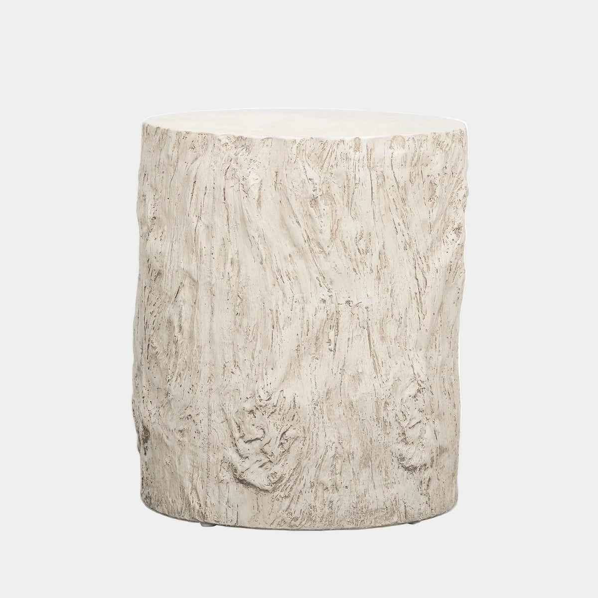 Fawn Driftwood Concrete Indoor/Outdoor Side Table