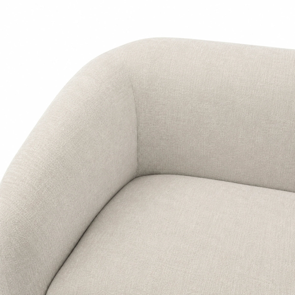 Canapé 2 places en velours plissé beige Yara par Inspire Me! Home Decor