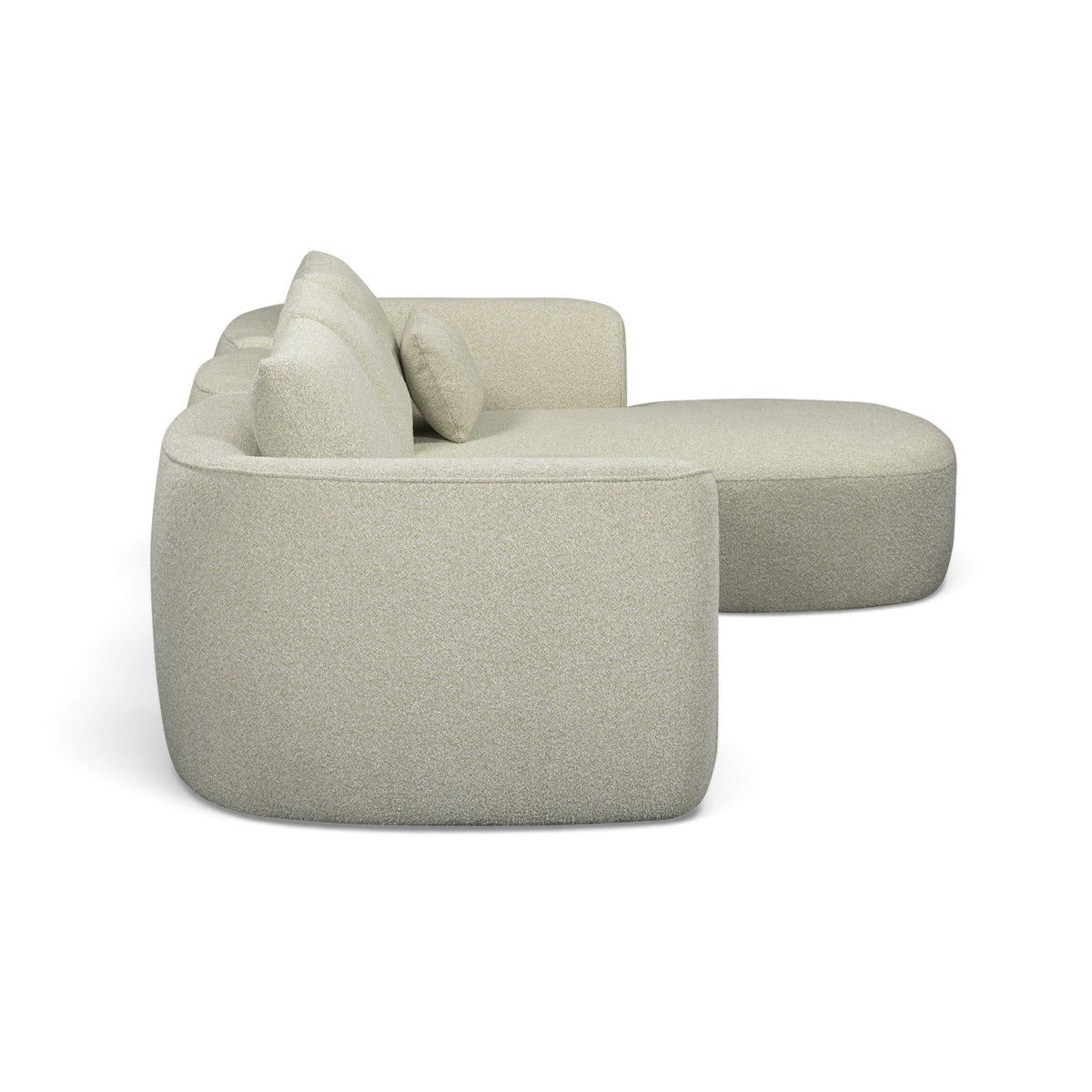 Noor 3-Piece XL 128" Modular Sectional