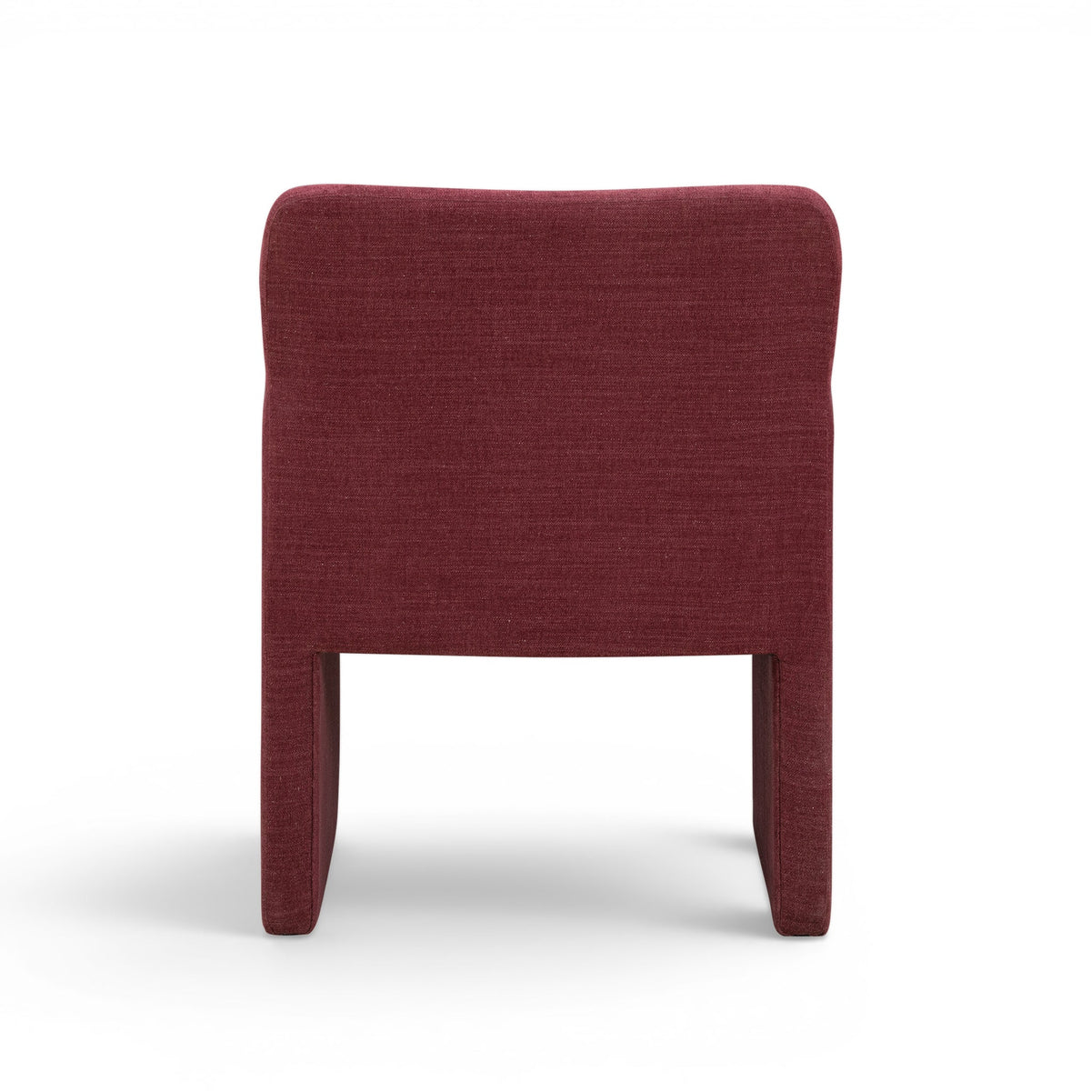 Crawley Performance Linen Chenille Dining Chair - Red Wine