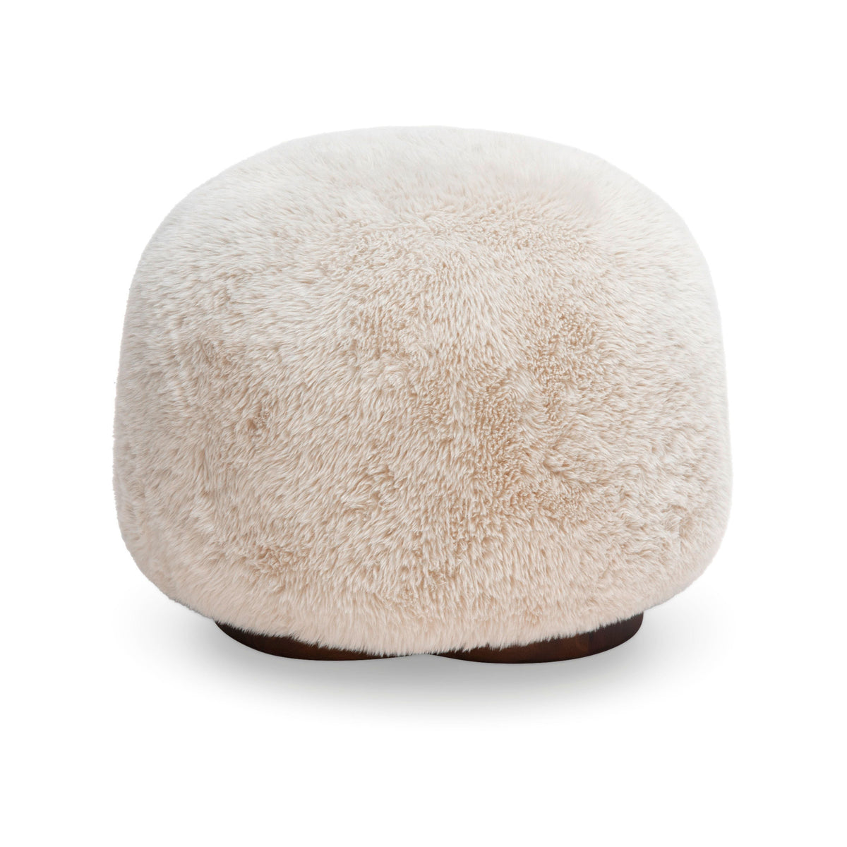 Oopa Swivel Ottoman - Off-White