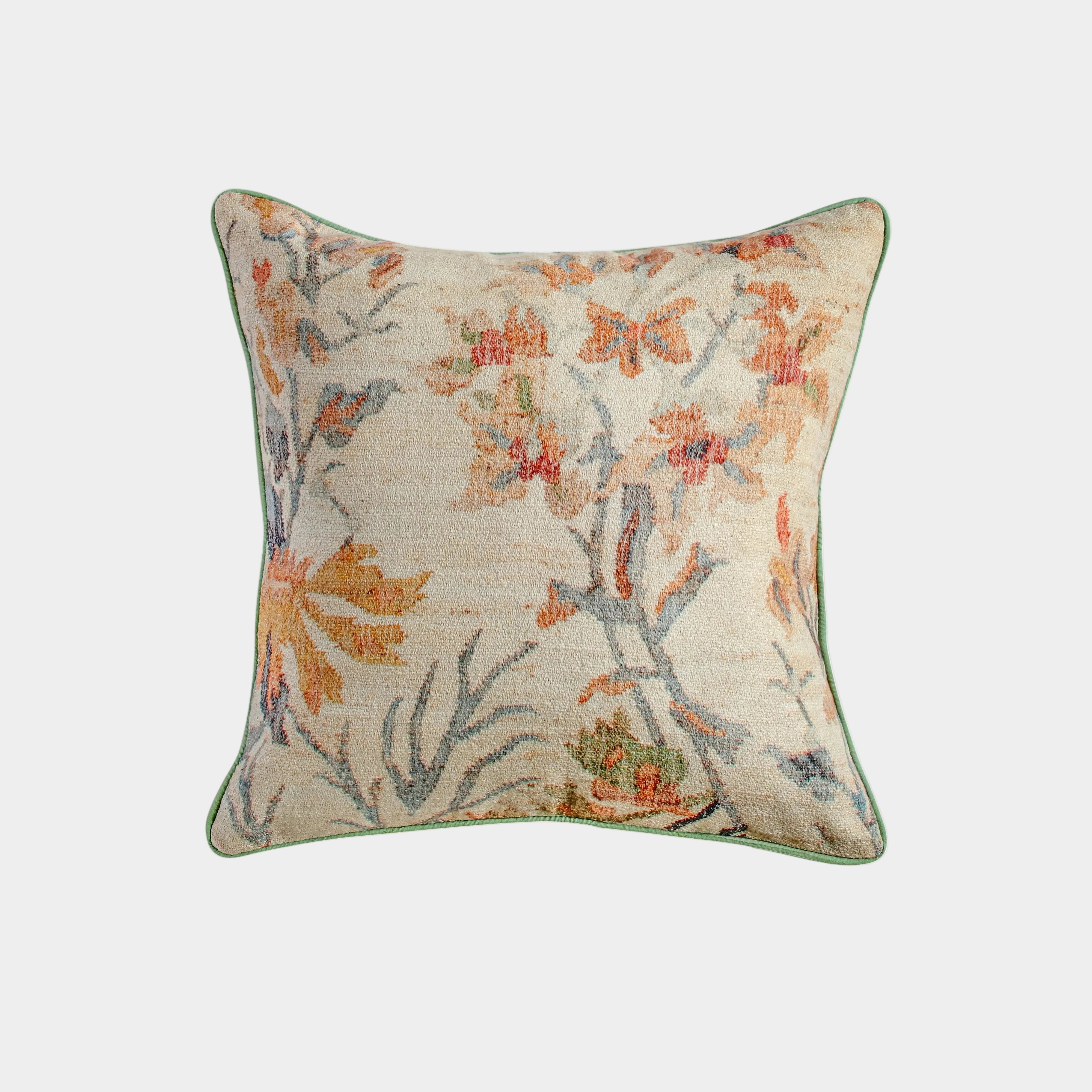 Taman 20" Natural Cotton Throw Pillow