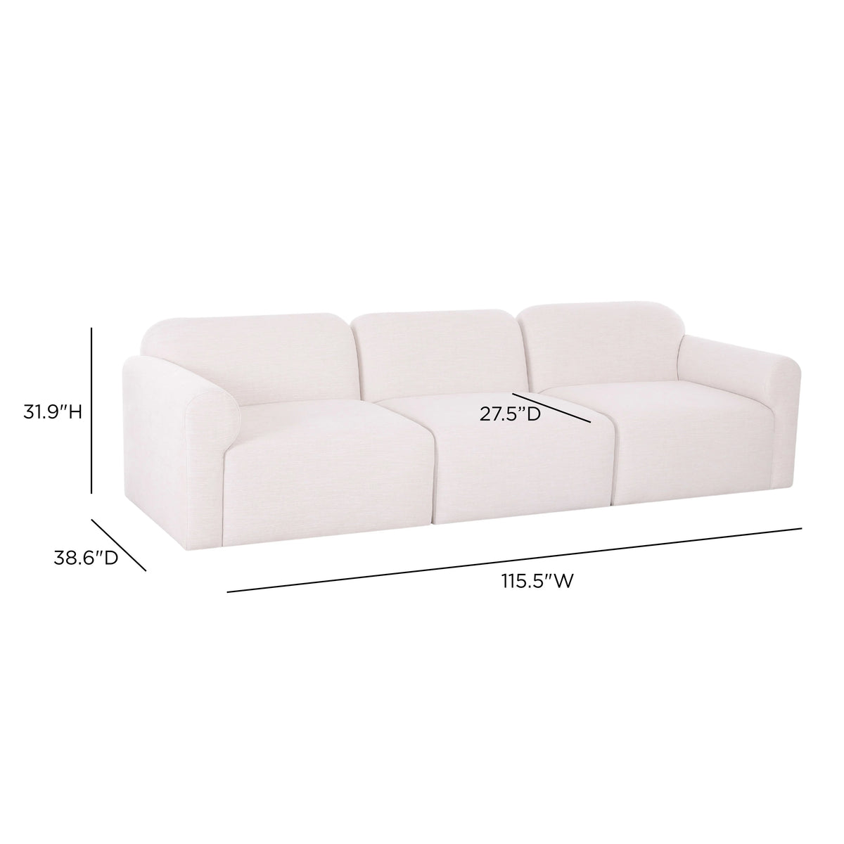 Gorge 116" Modular Sofa