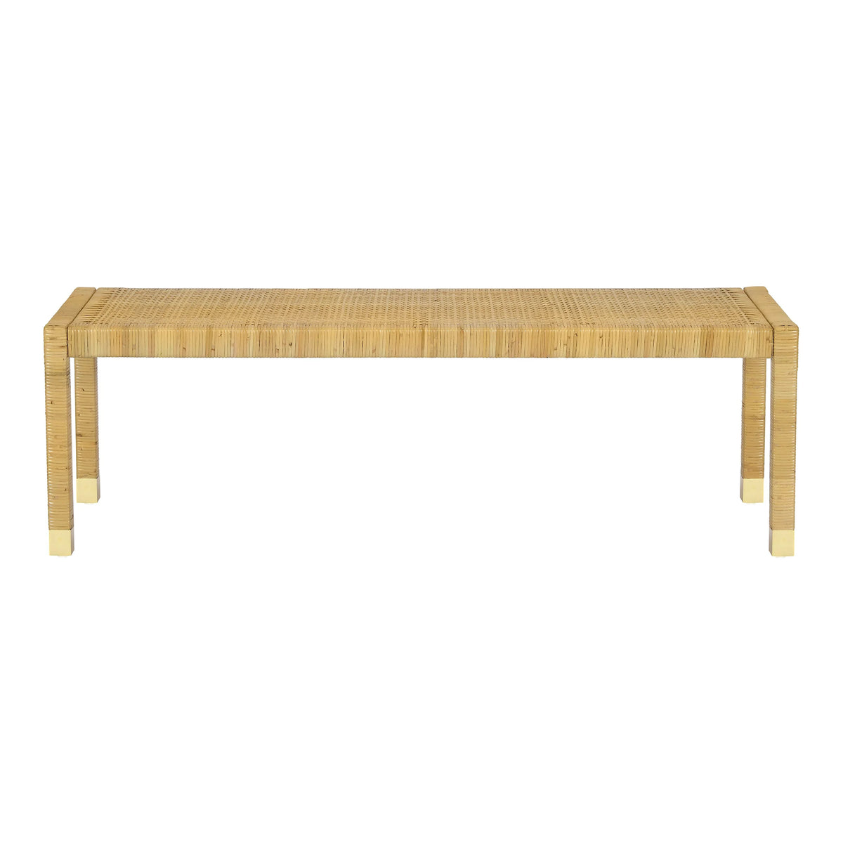 Amara 50" Rattan Bench