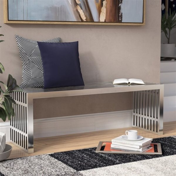 Banc Gridiron en acier inoxydable