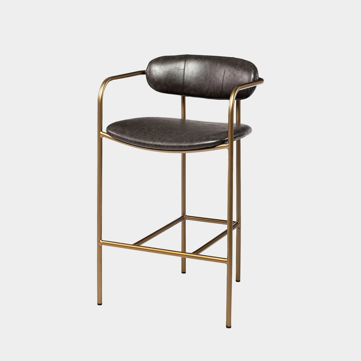 Parker Seat Counter Stool - Faux Leather