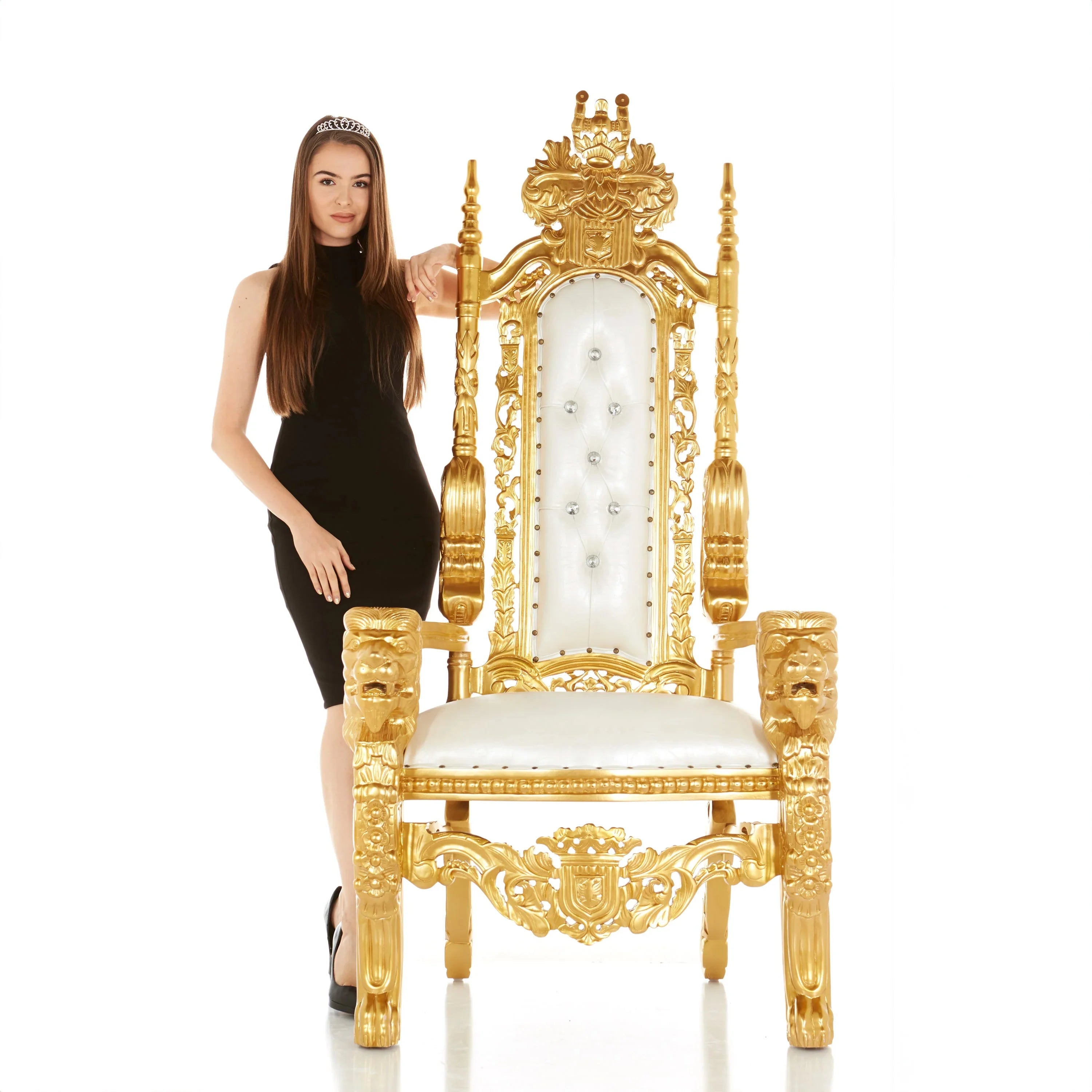 King David Lion Throne Chair - Vinyl