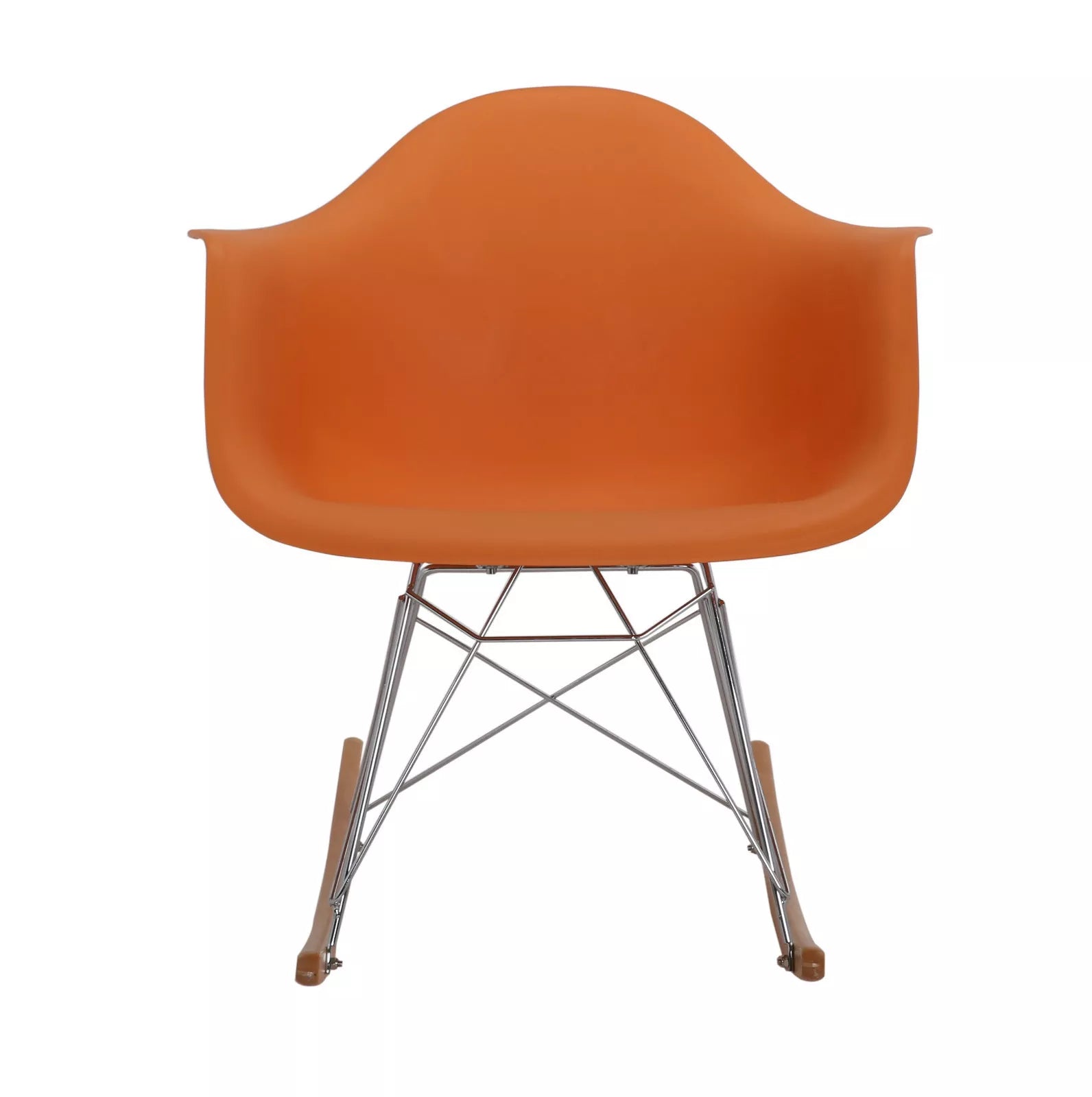 Fauteuil à bascule en plastique moulé Eames